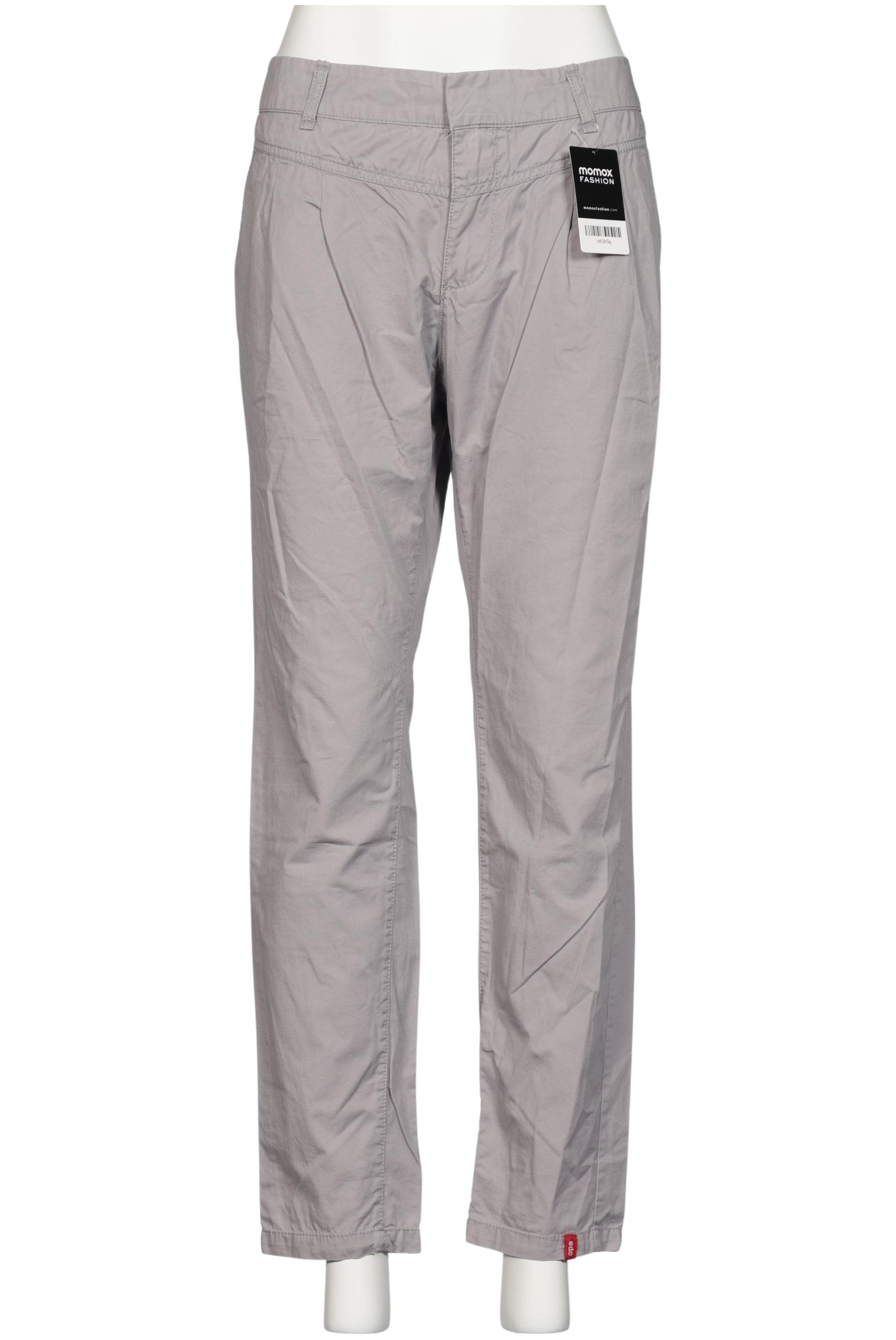 

edc by Esprit Damen Stoffhose, grau, Gr. 40