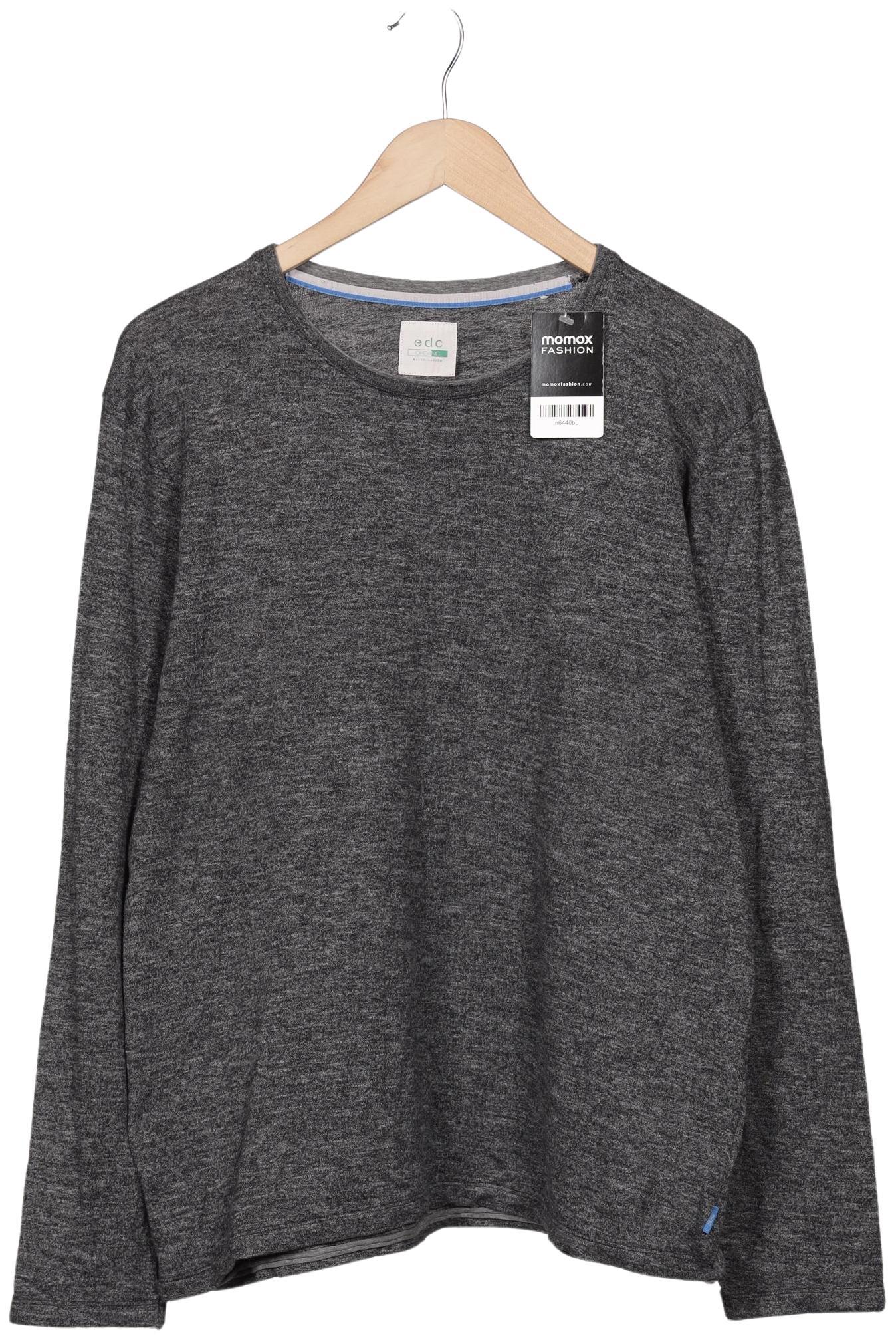 

edc by Esprit Herren Pullover, grau, Gr. 52