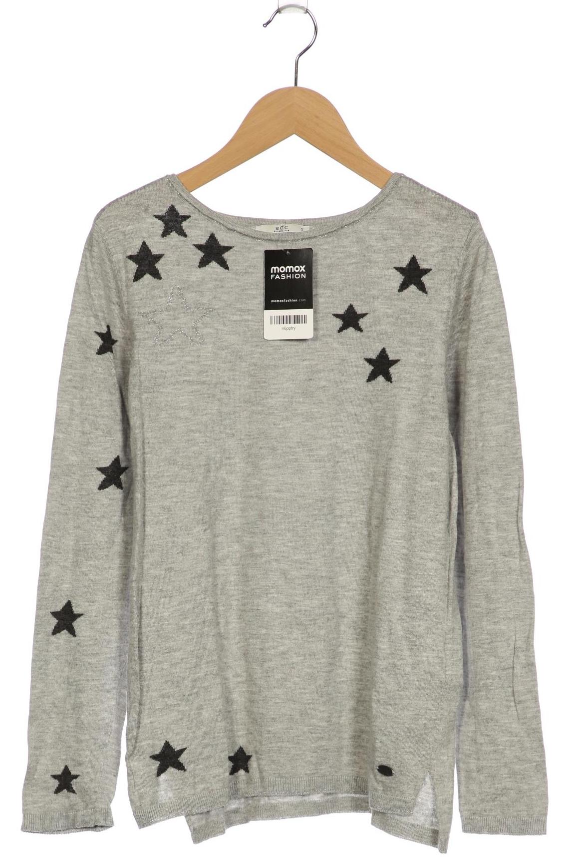 

edc by Esprit Damen Pullover, grau, Gr. 36