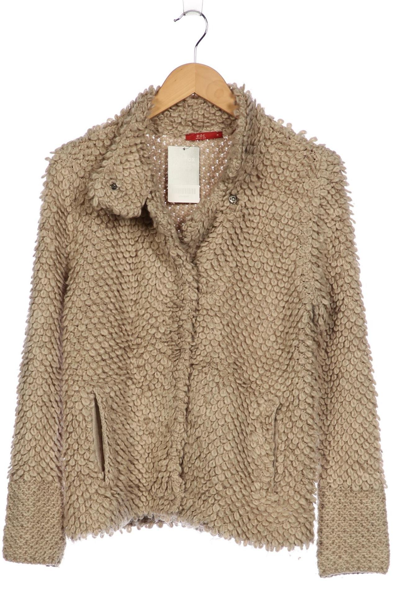 

edc by Esprit Damen Jacke, beige, Gr. 38