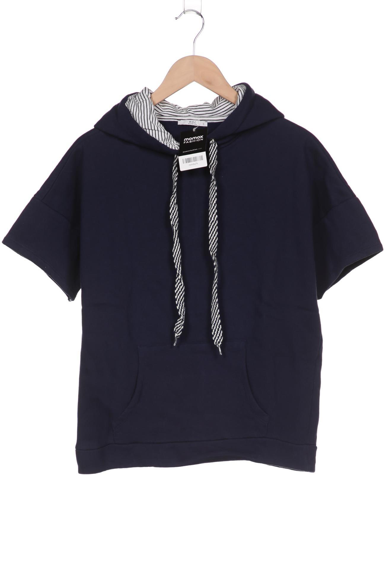 

edc by Esprit Damen Kapuzenpullover, marineblau, Gr. 42