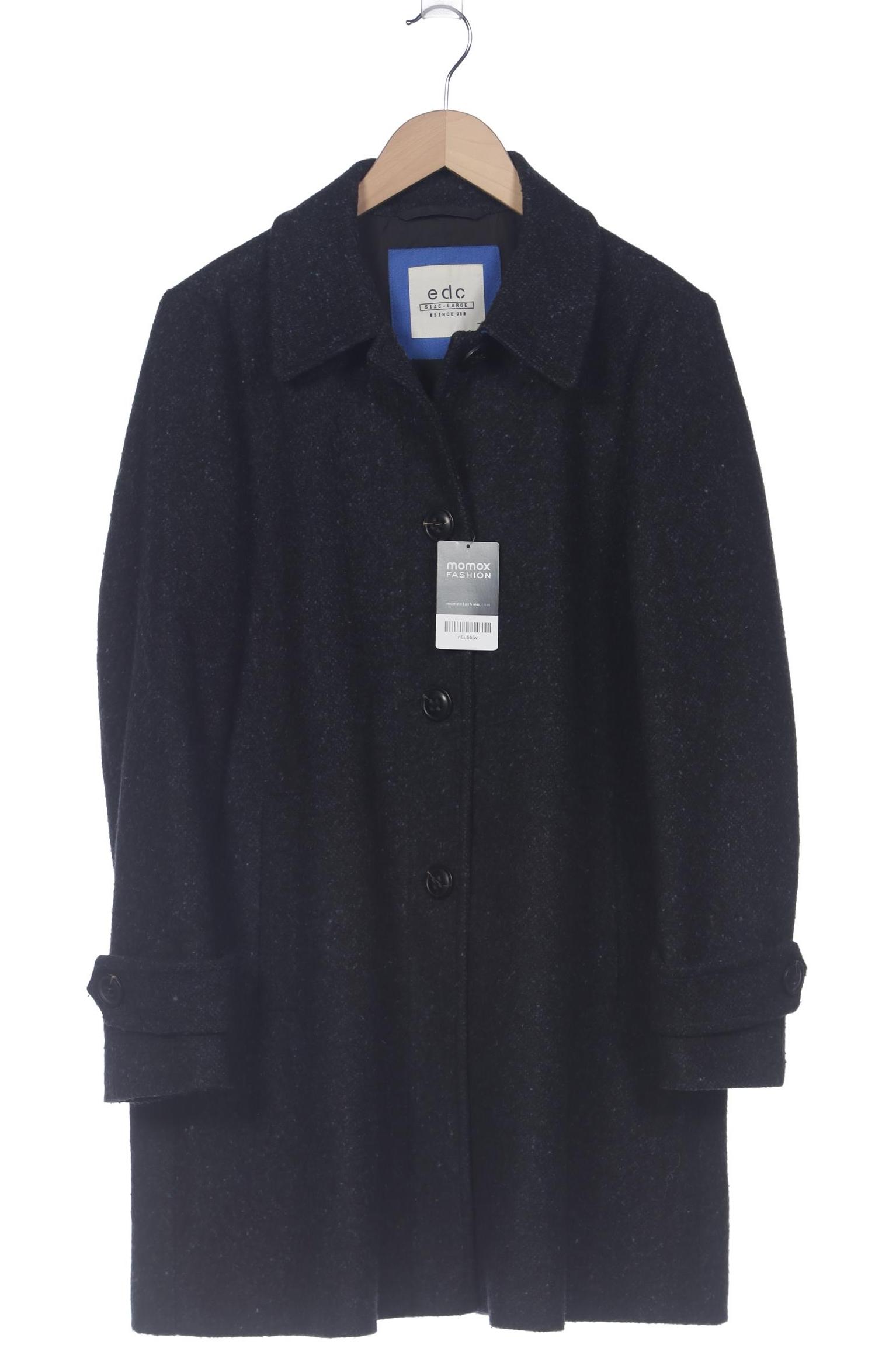 

edc by Esprit Damen Mantel, schwarz, Gr. 42