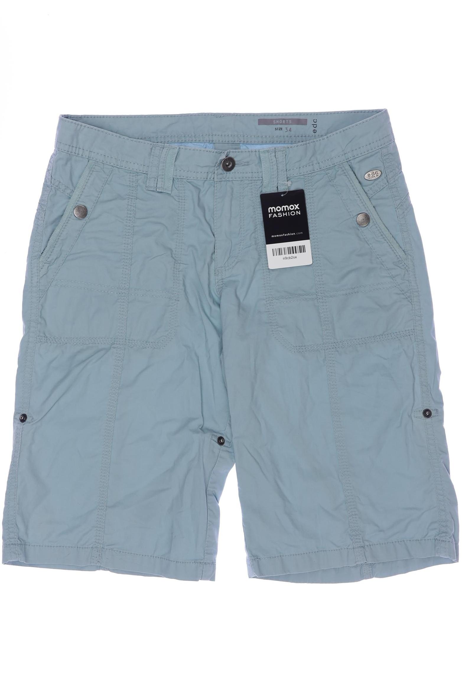 

edc by Esprit Damen Shorts, blau, Gr. 34