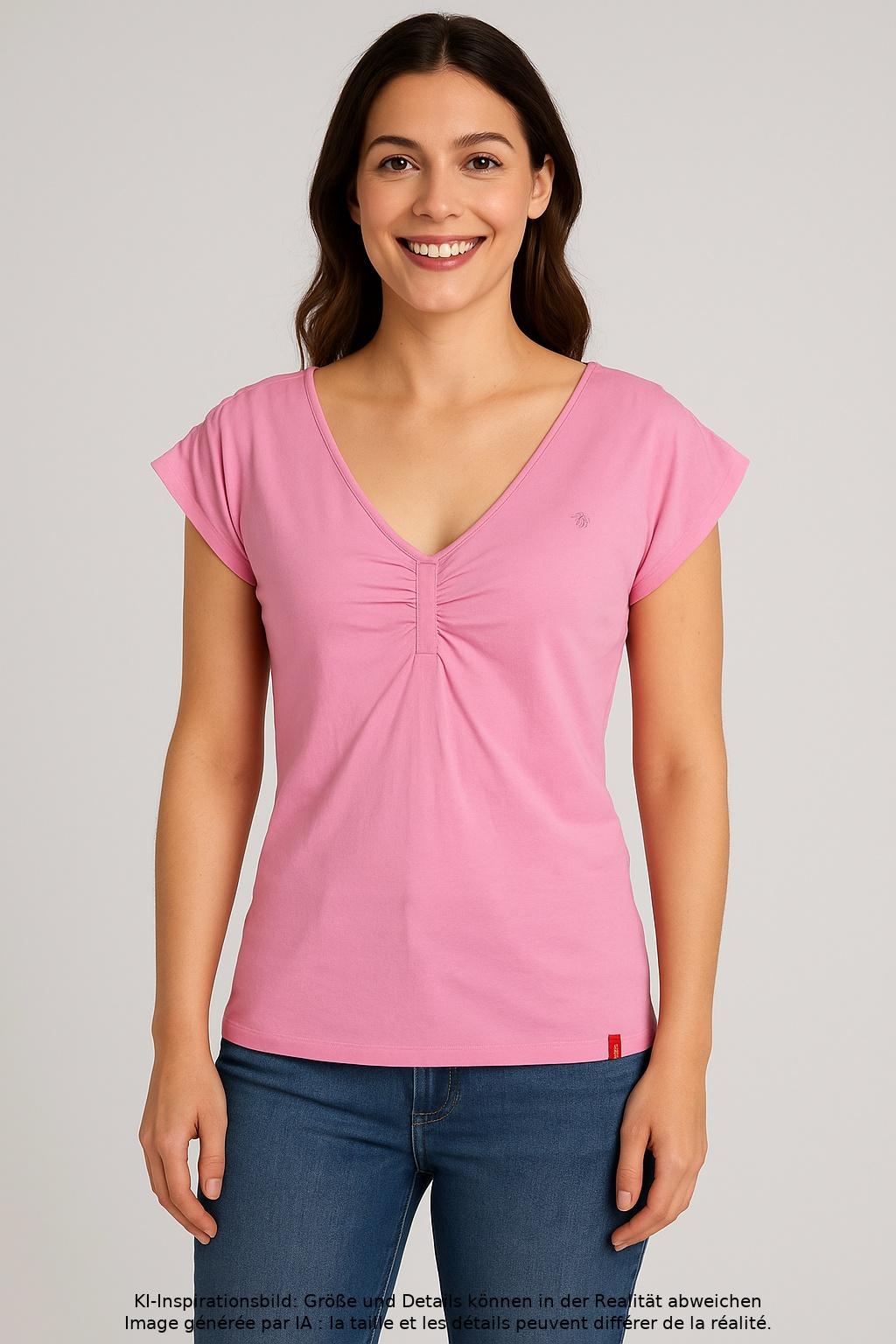 

edc by Esprit Damen T-Shirt, pink, Gr. 38