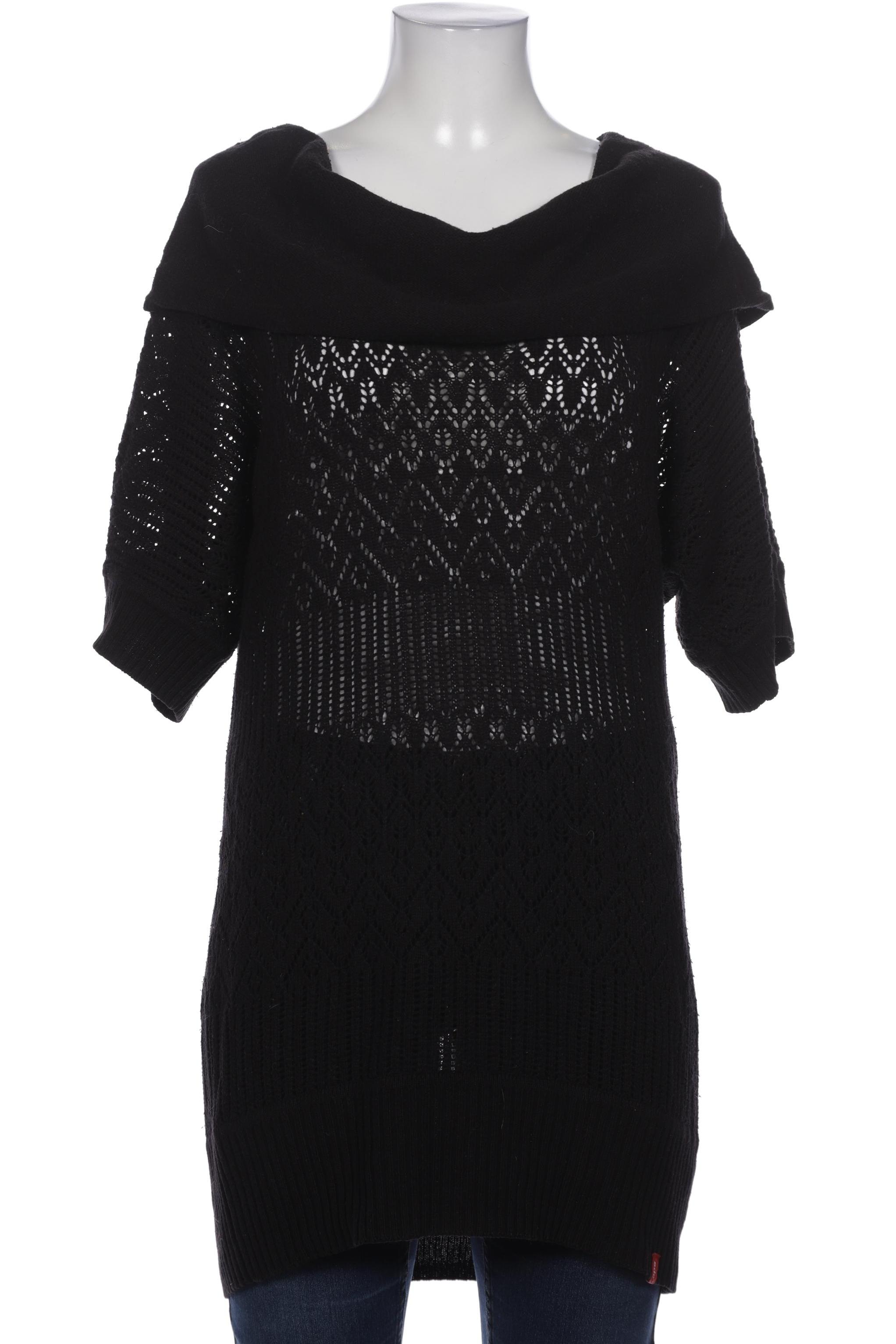 

edc by Esprit Damen Pullover, schwarz, Gr. 38