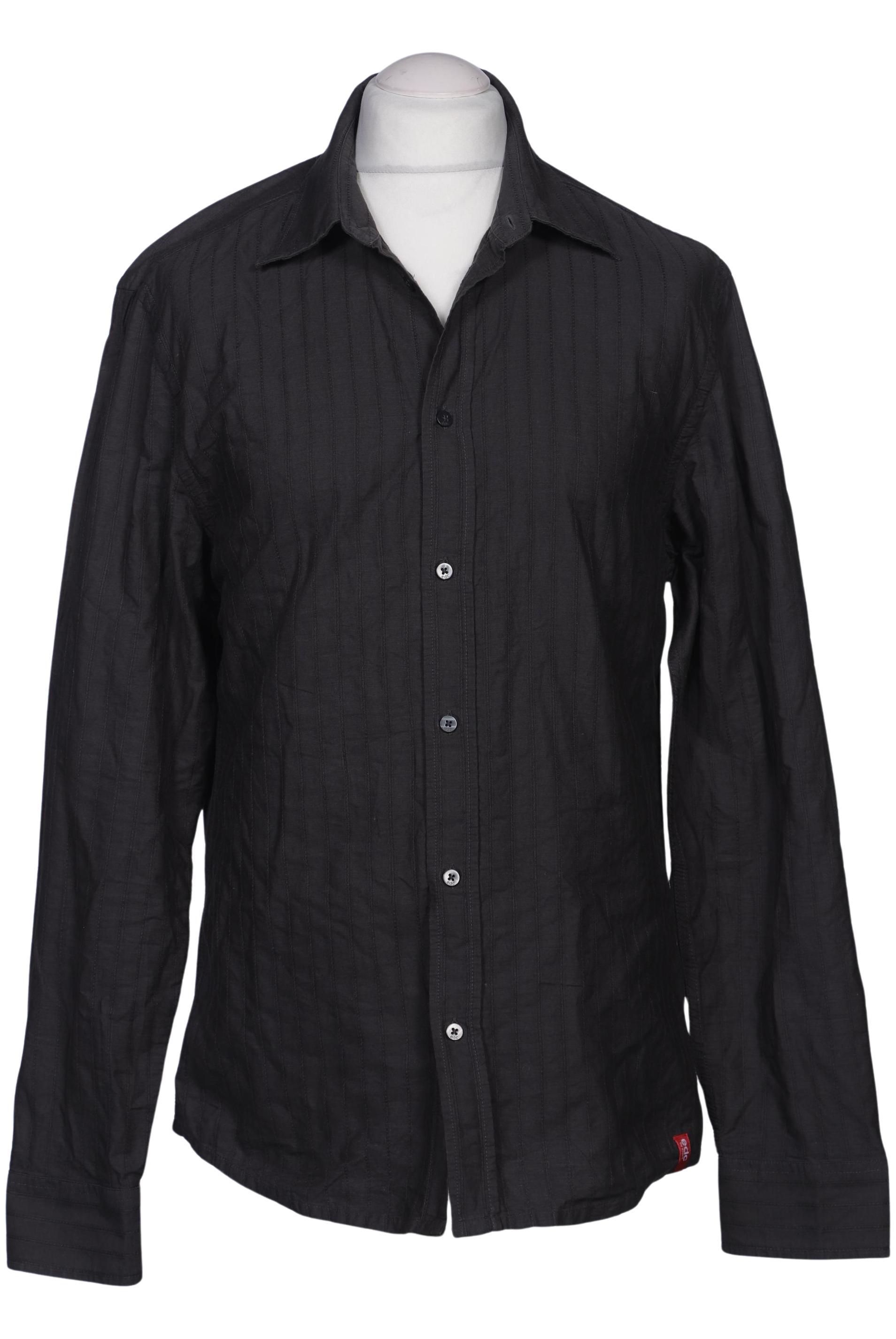 

edc by Esprit Herren Hemd, schwarz, Gr. 54