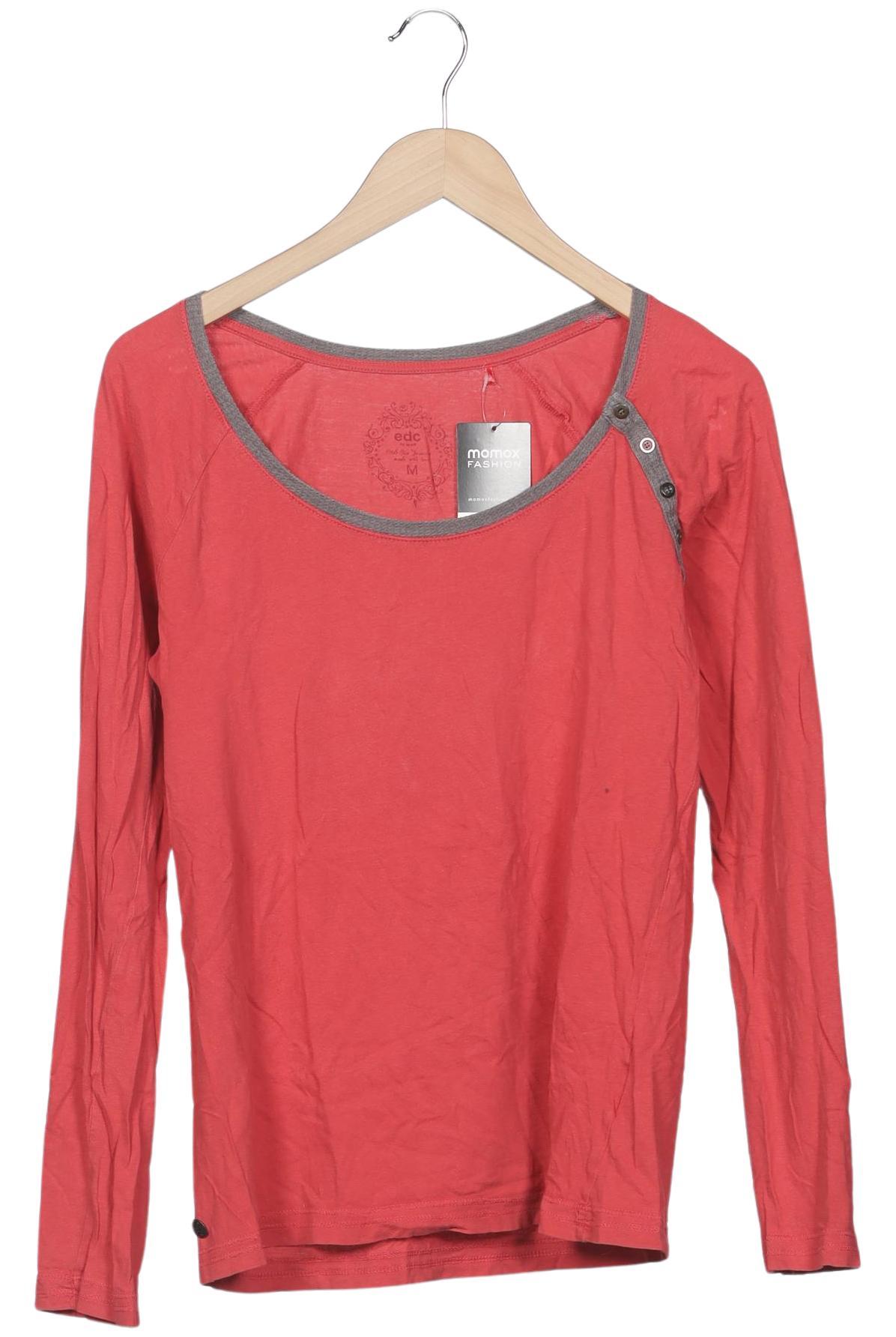 

edc by Esprit Damen Langarmshirt, rot, Gr. 38