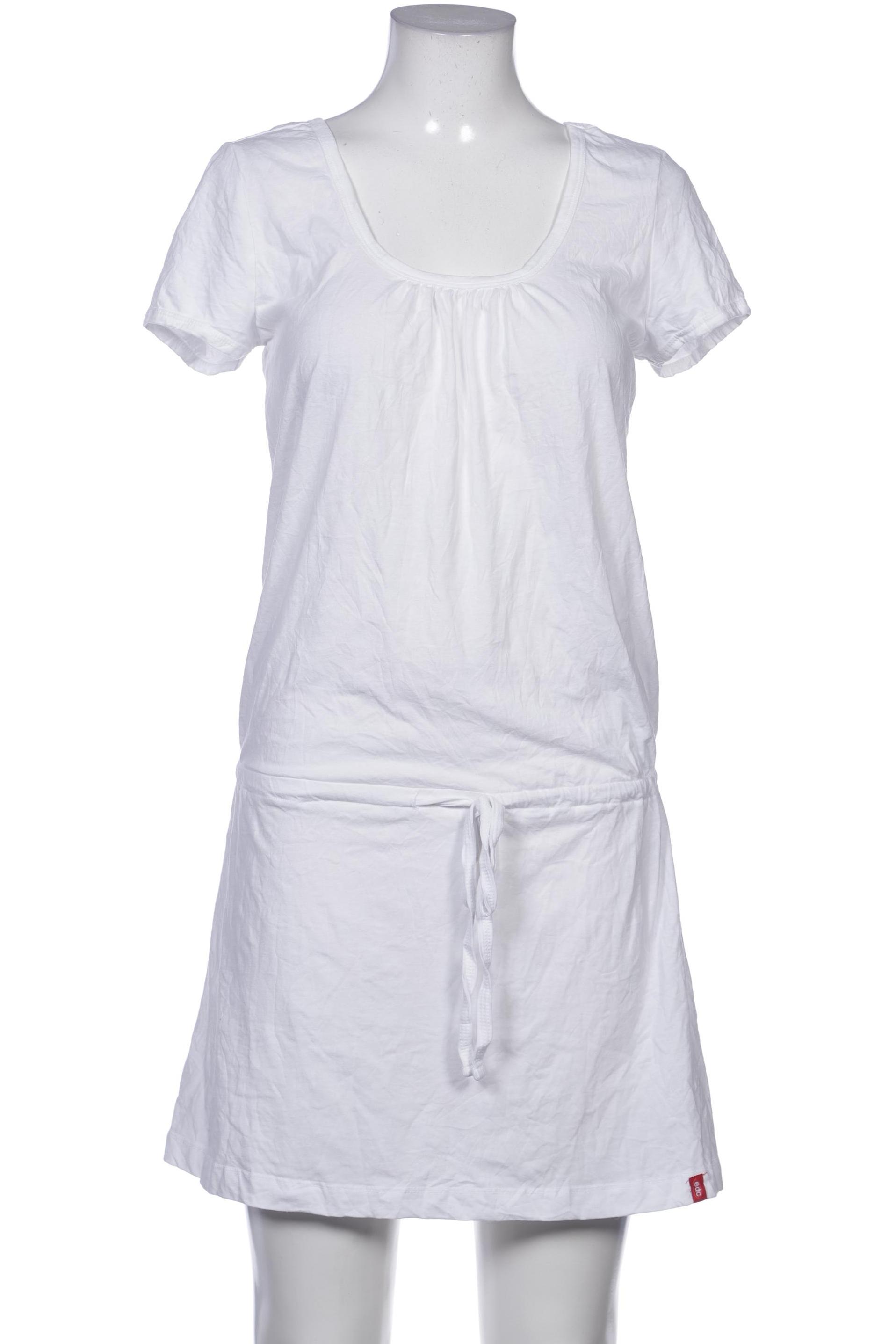 

edc by Esprit Damen Kleid, weiß, Gr. 38