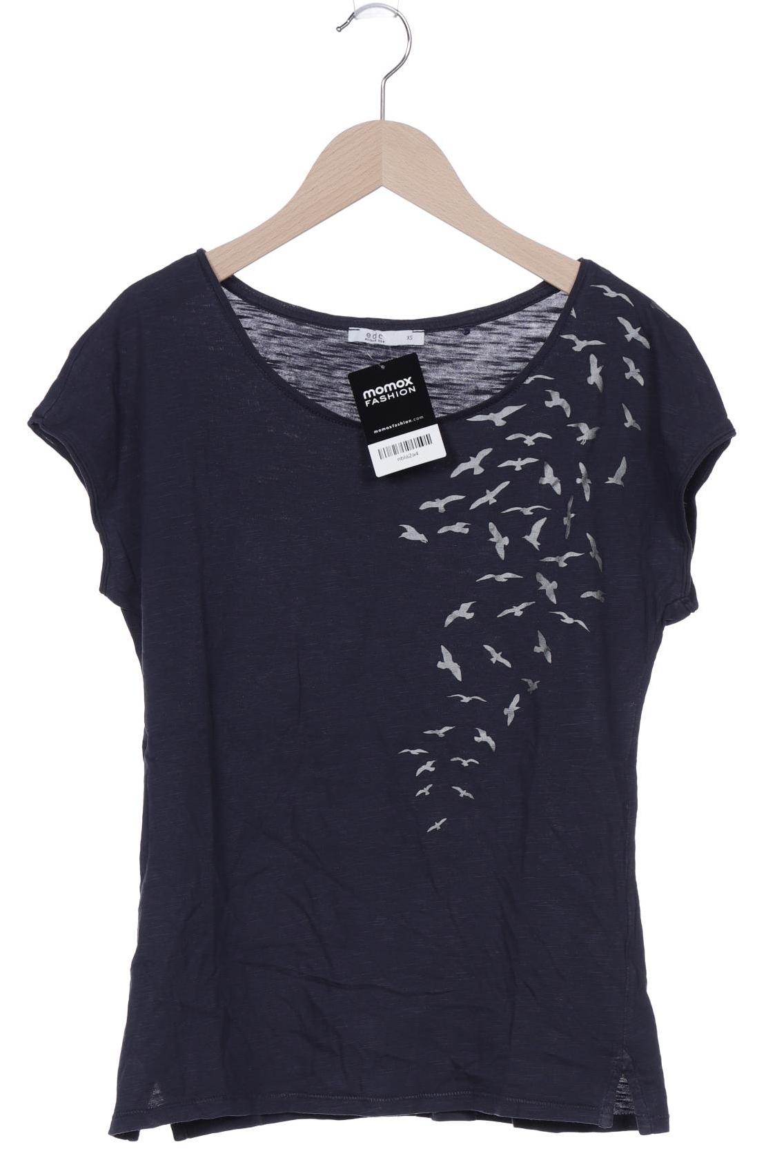 

edc by Esprit Damen T-Shirt, marineblau