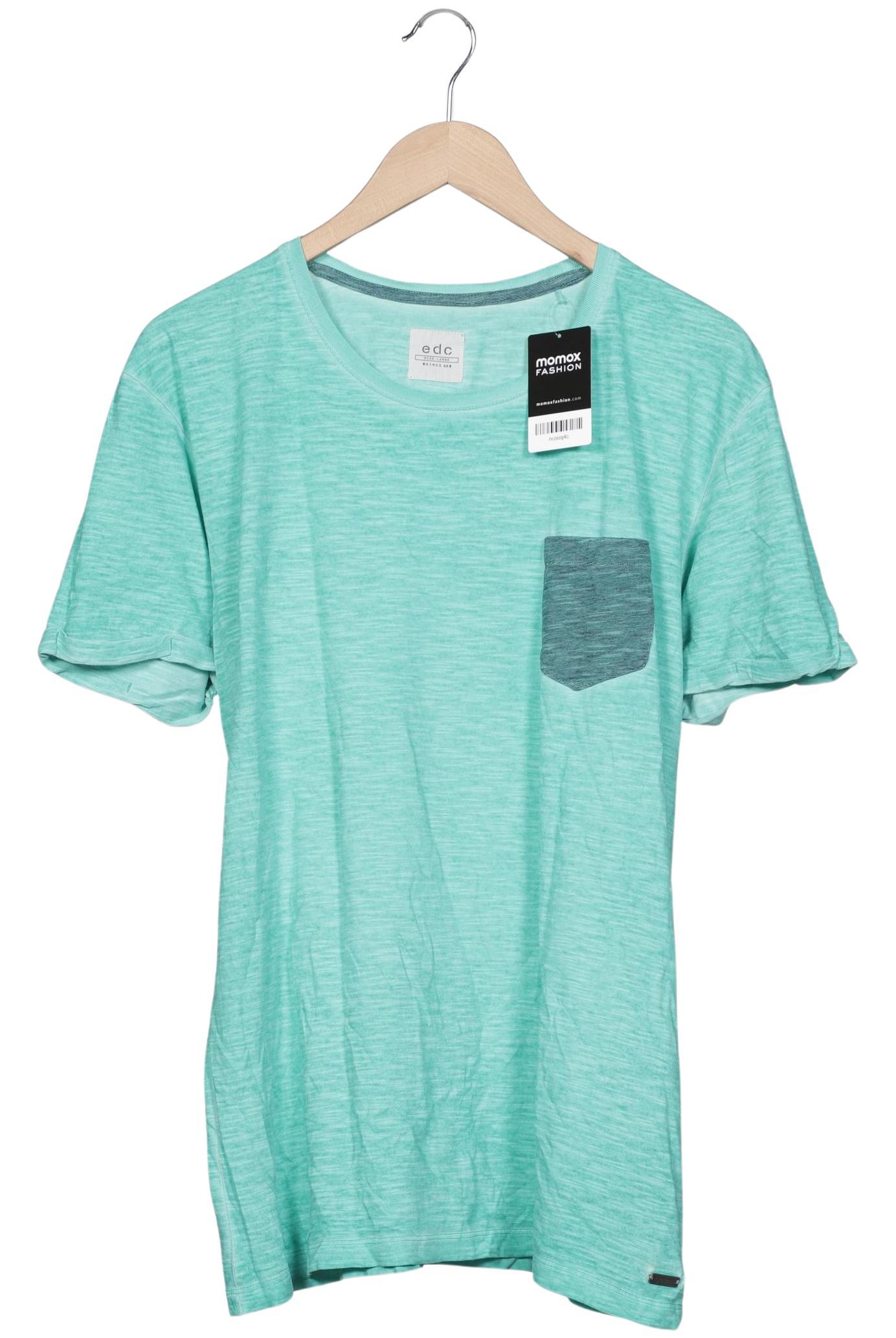 

edc by Esprit Herren T-Shirt, türkis, Gr. 52