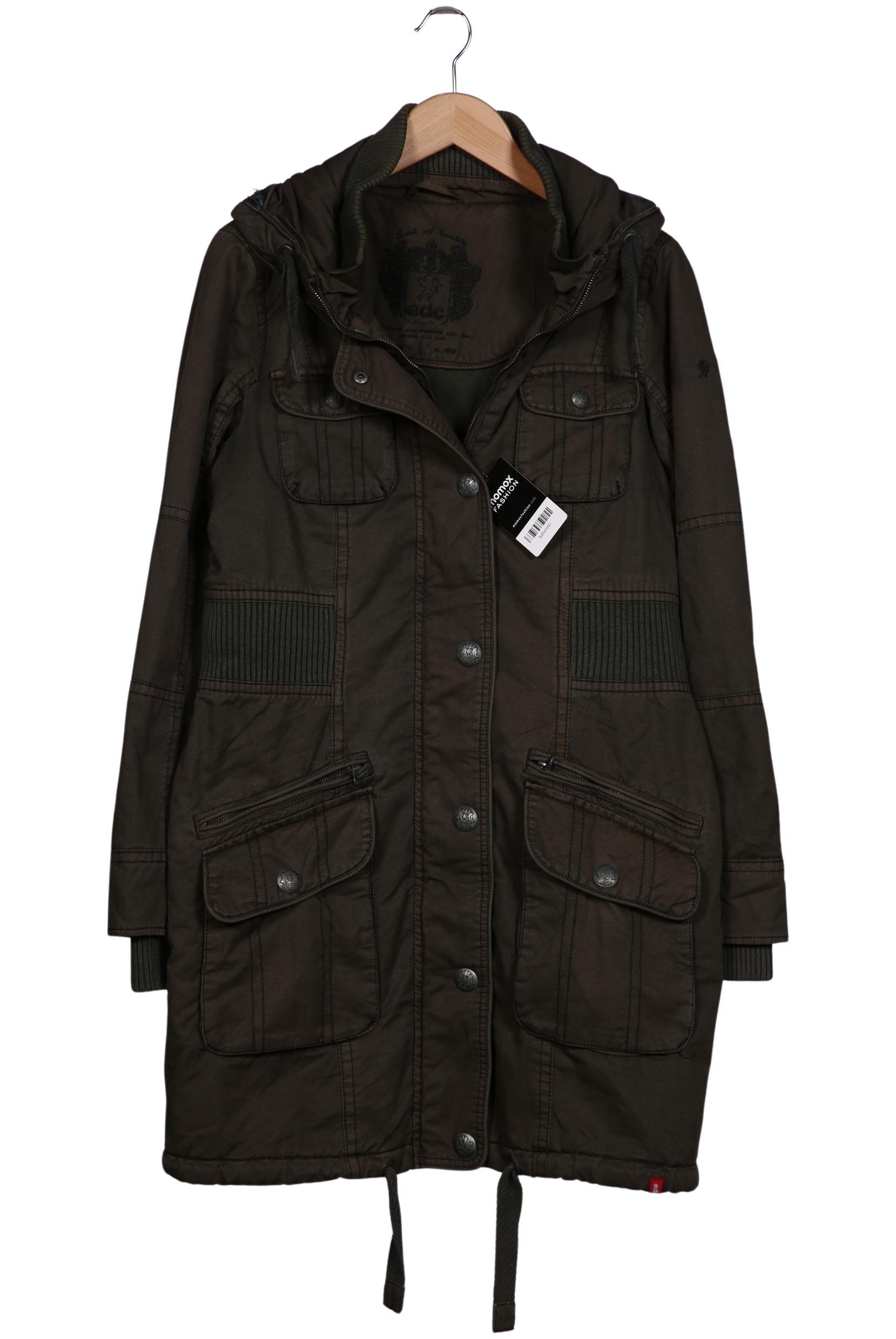 

edc by Esprit Damen Mantel, grün, Gr. 42