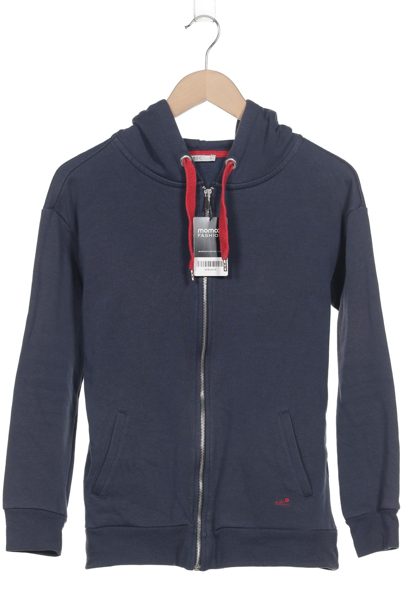 

edc by Esprit Damen Kapuzenpullover, marineblau, Gr. 36