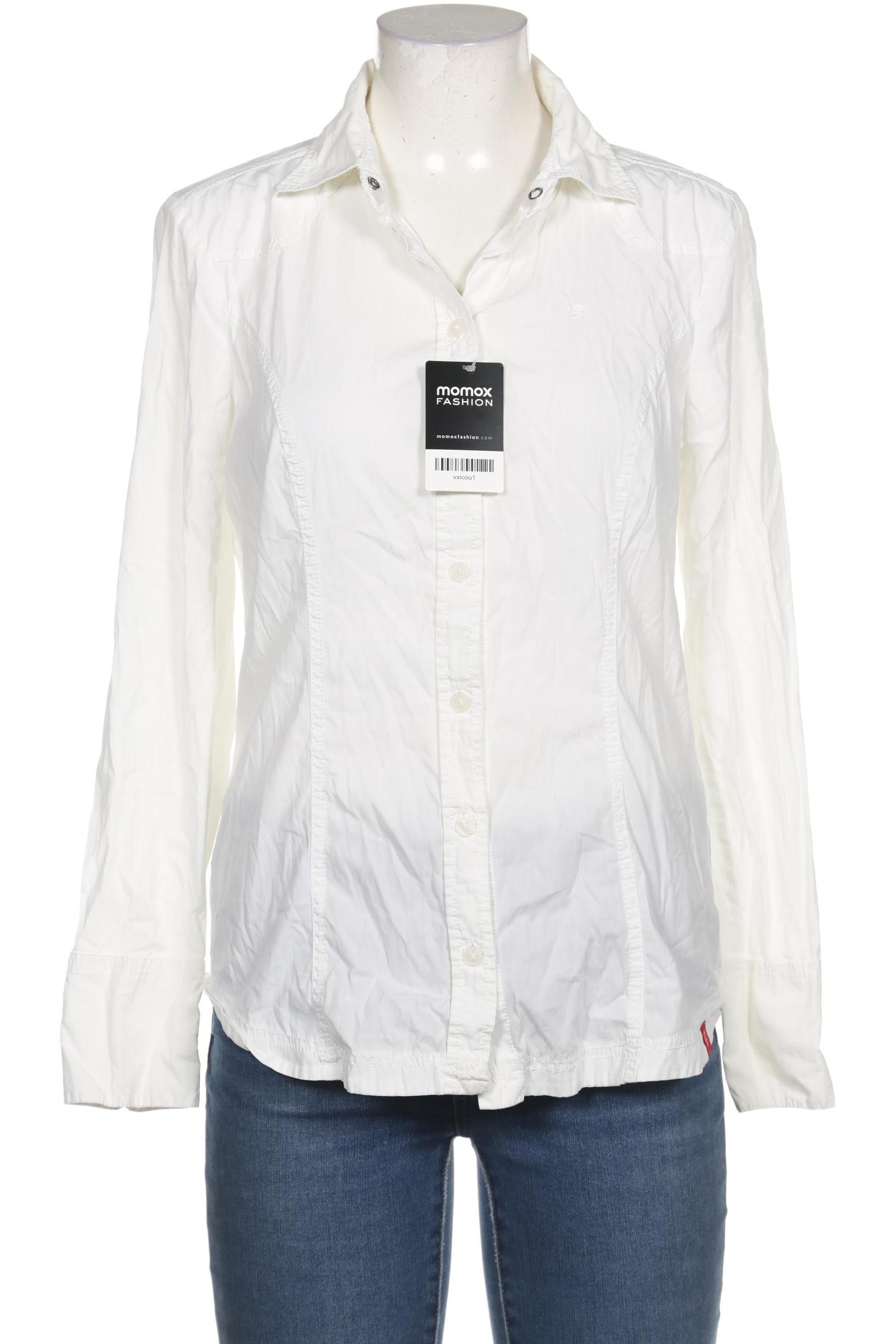 

edc by Esprit Damen Bluse, weiß, Gr. 42