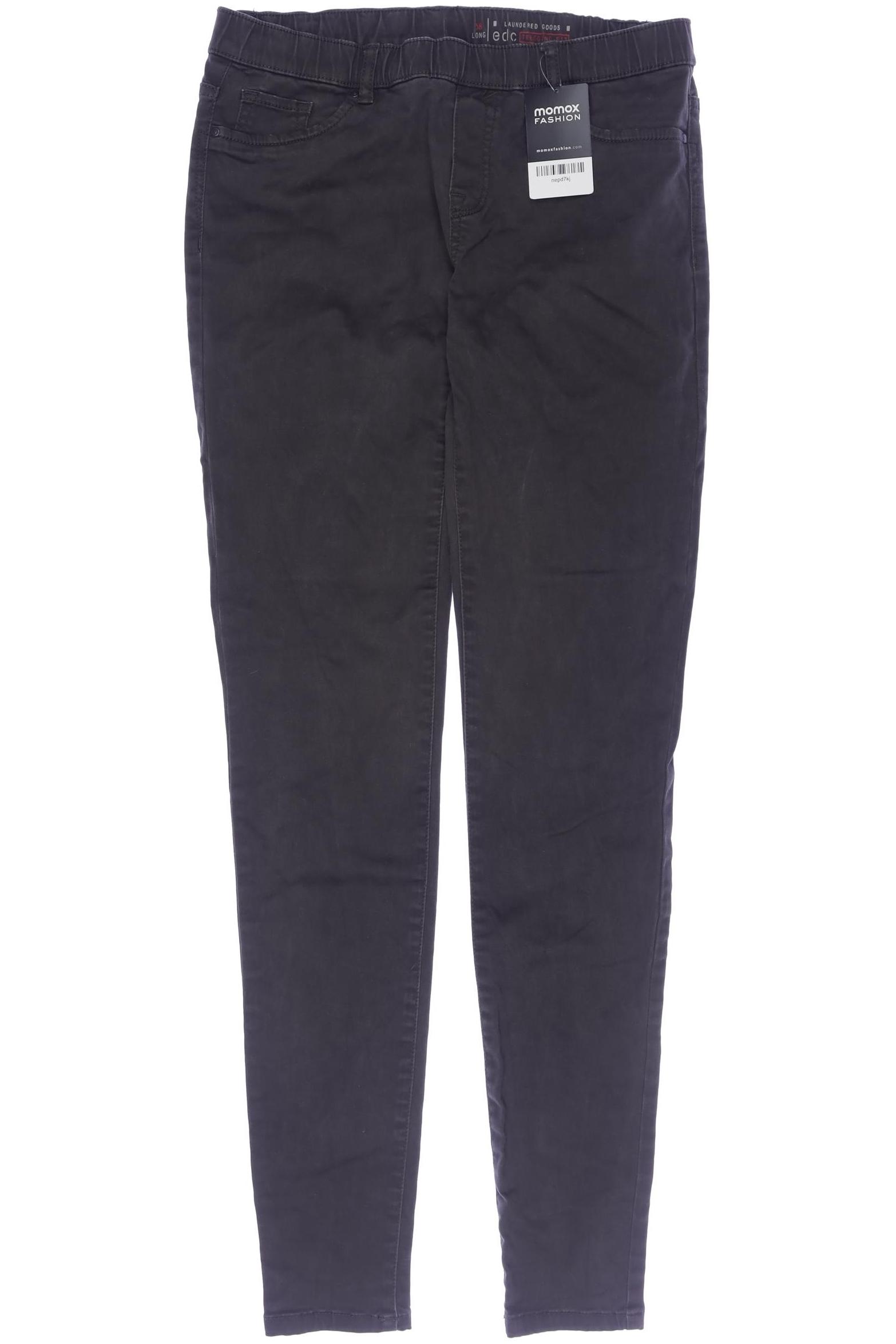 

edc by Esprit Damen Stoffhose, grau, Gr. 38