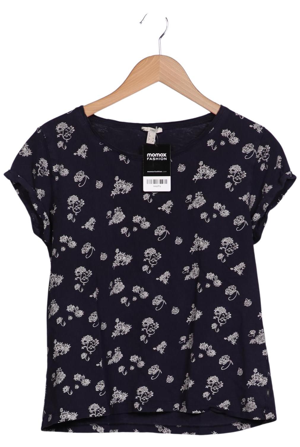 

edc by Esprit Damen T-Shirt, marineblau, Gr. 42