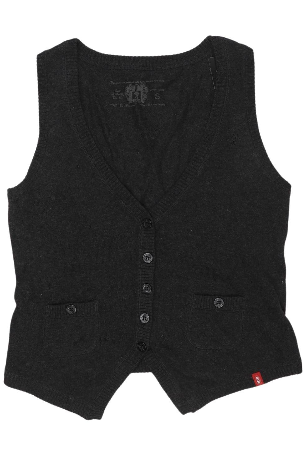 

edc by Esprit Damen Weste, grau, Gr. 36