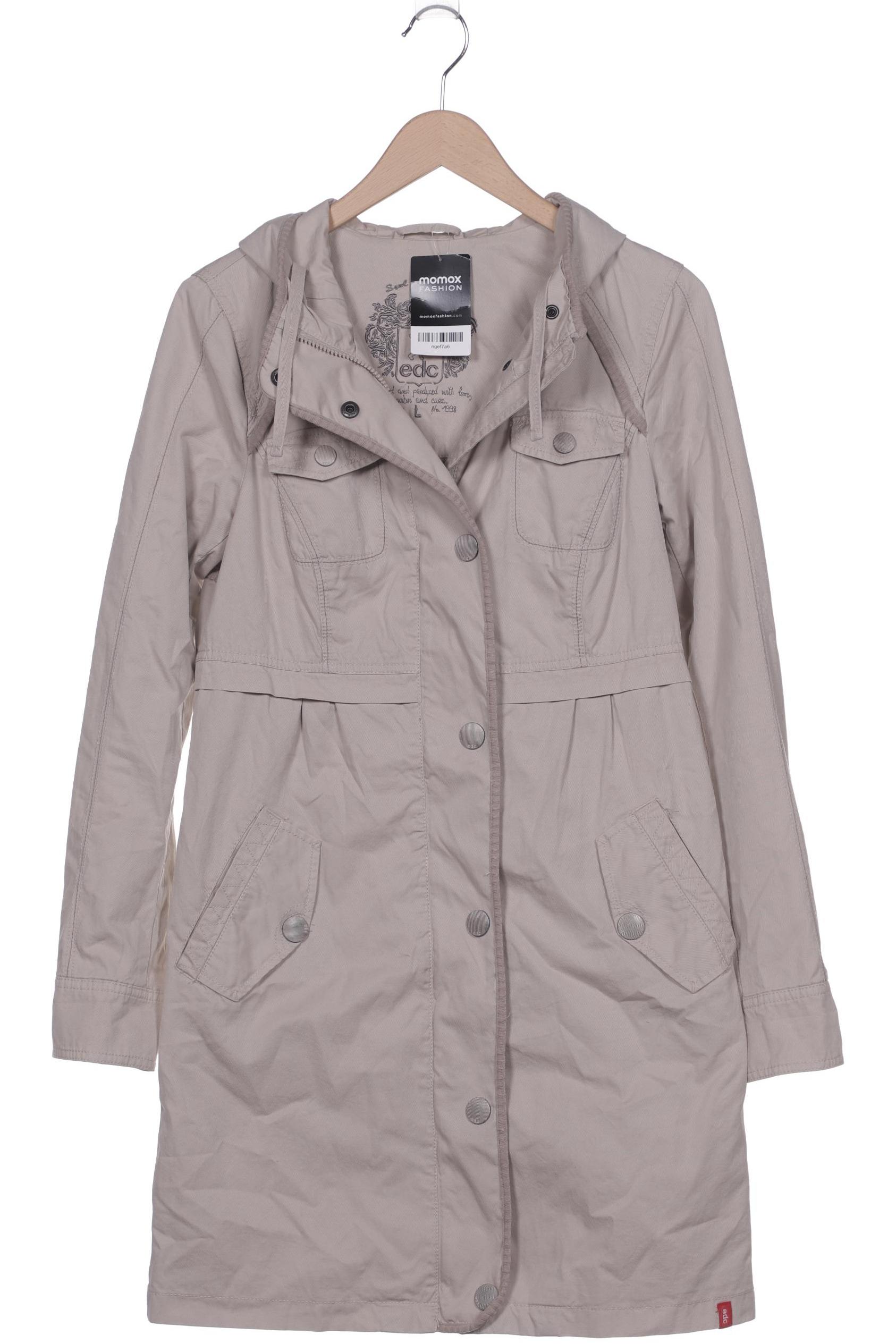 

edc by Esprit Damen Mantel, beige, Gr. 42