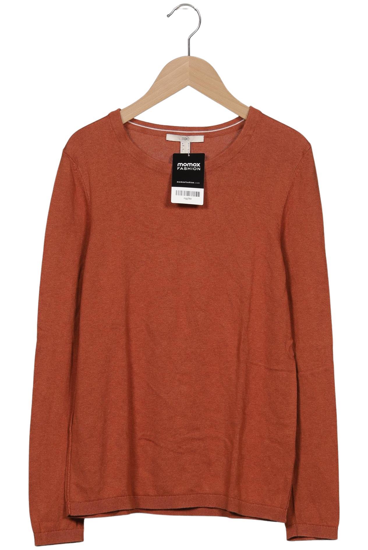 

edc by Esprit Damen Pullover, orange, Gr. 38