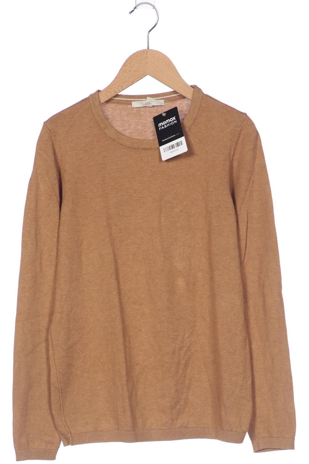 

edc by Esprit Damen Pullover, beige, Gr. 38