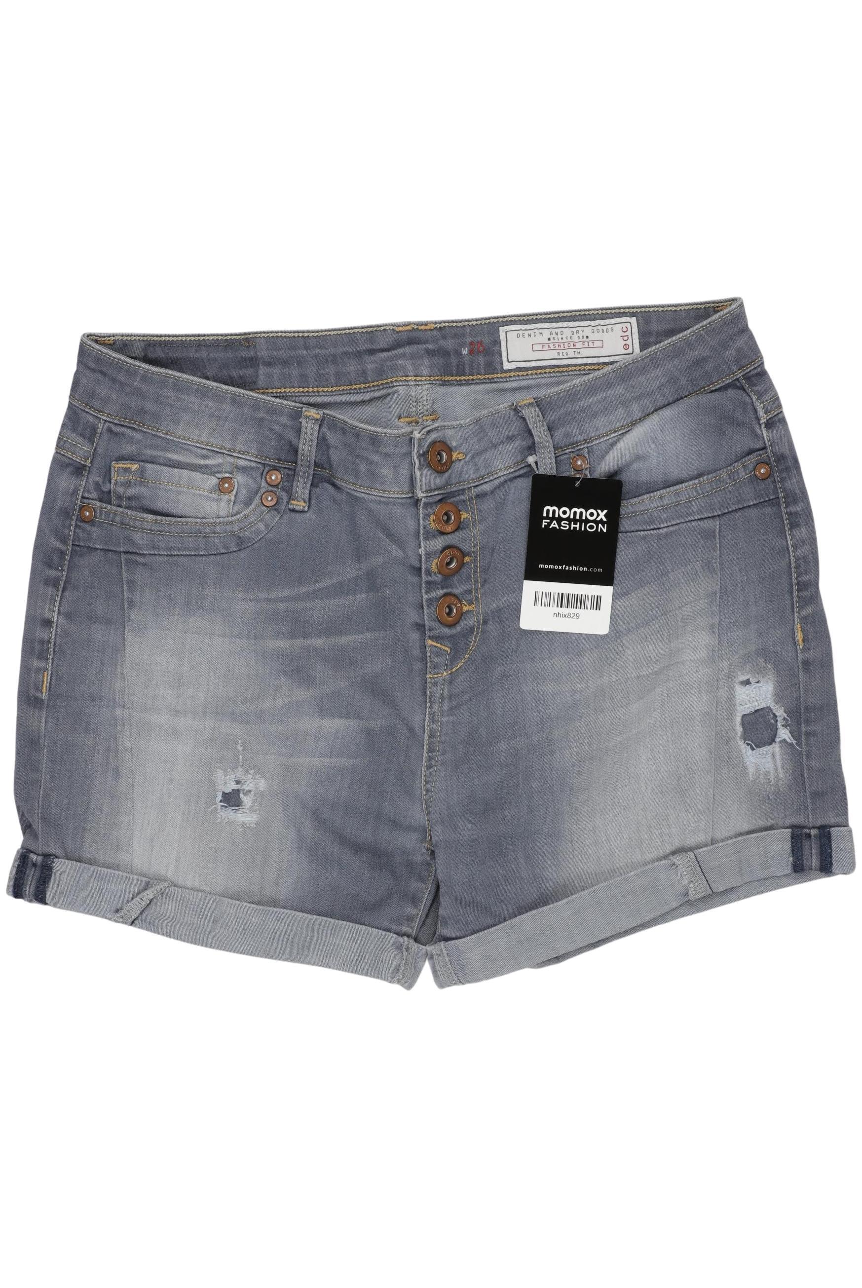 

edc by Esprit Damen Shorts, blau, Gr. 26