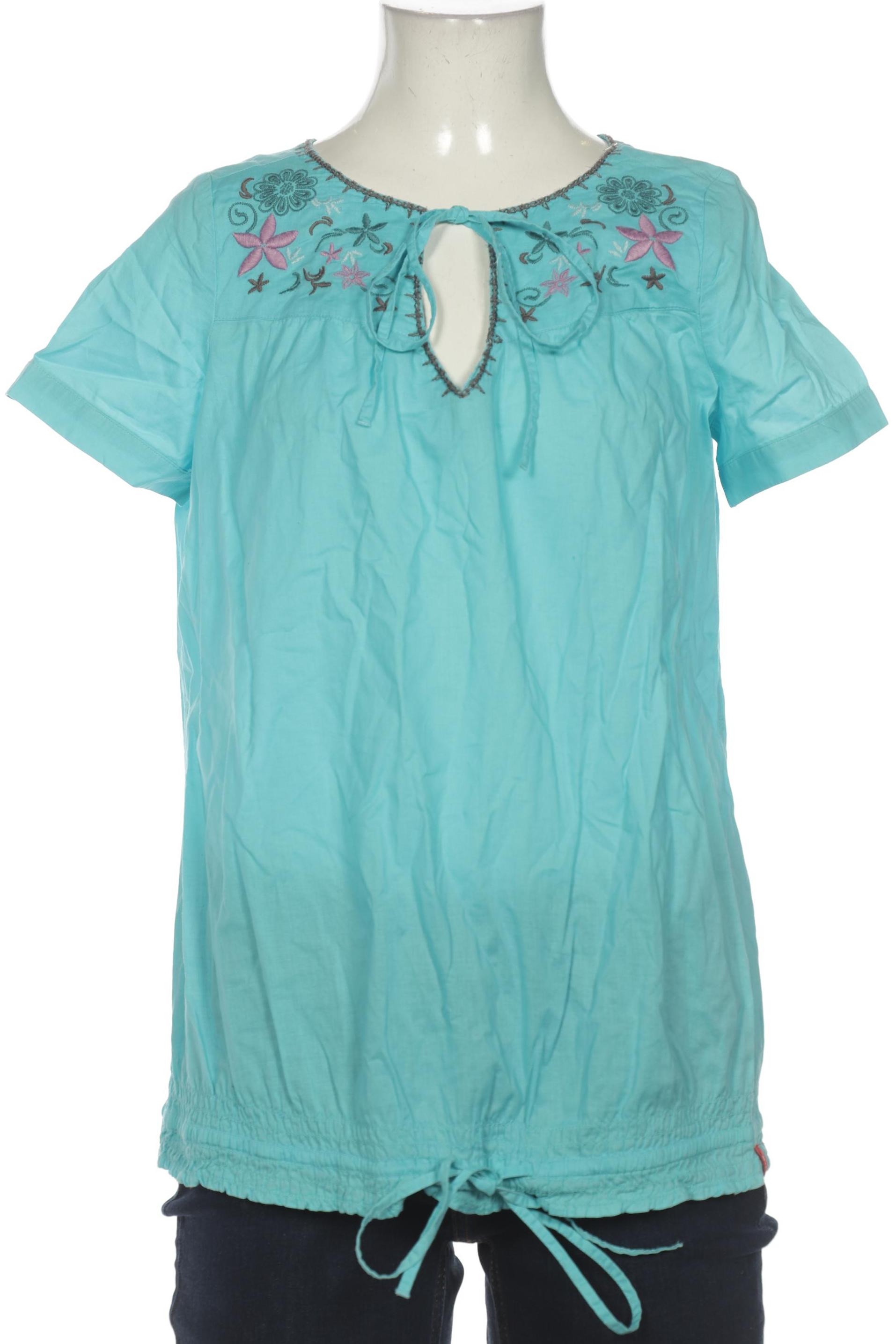 

edc by Esprit Damen Bluse, blau, Gr. 34