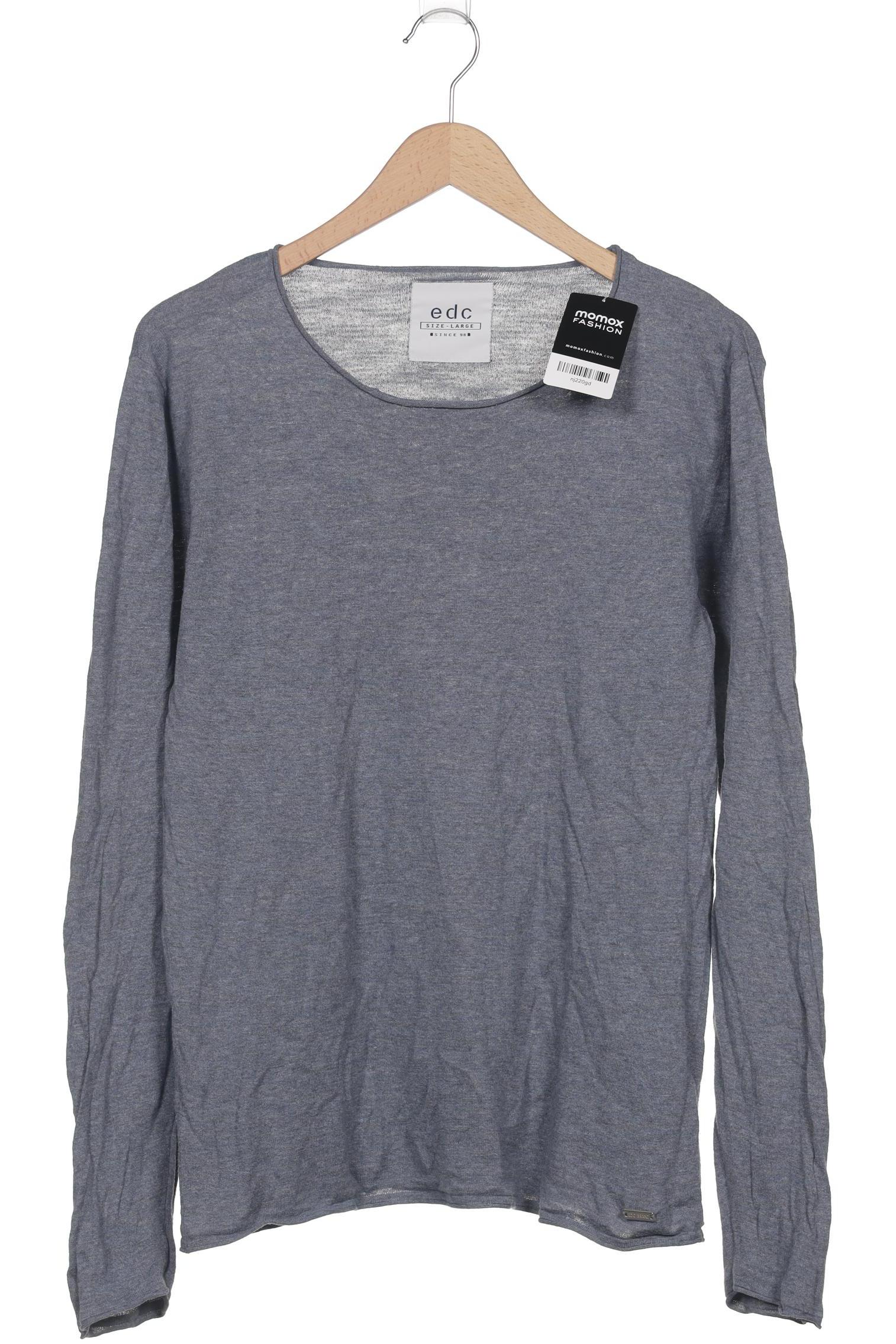 

edc by Esprit Damen Pullover, blau, Gr. 42