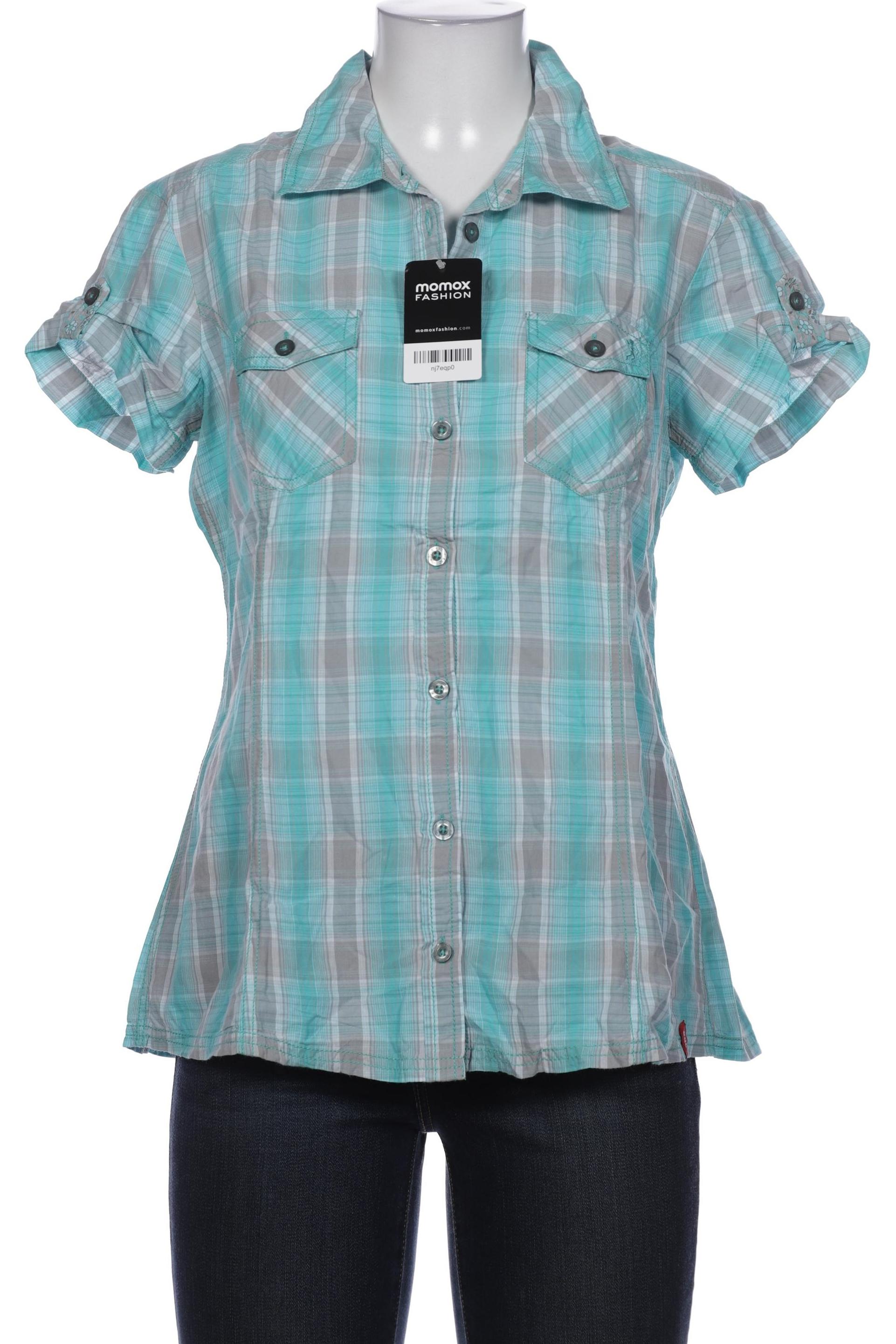 

edc by Esprit Damen Bluse, türkis, Gr. 38