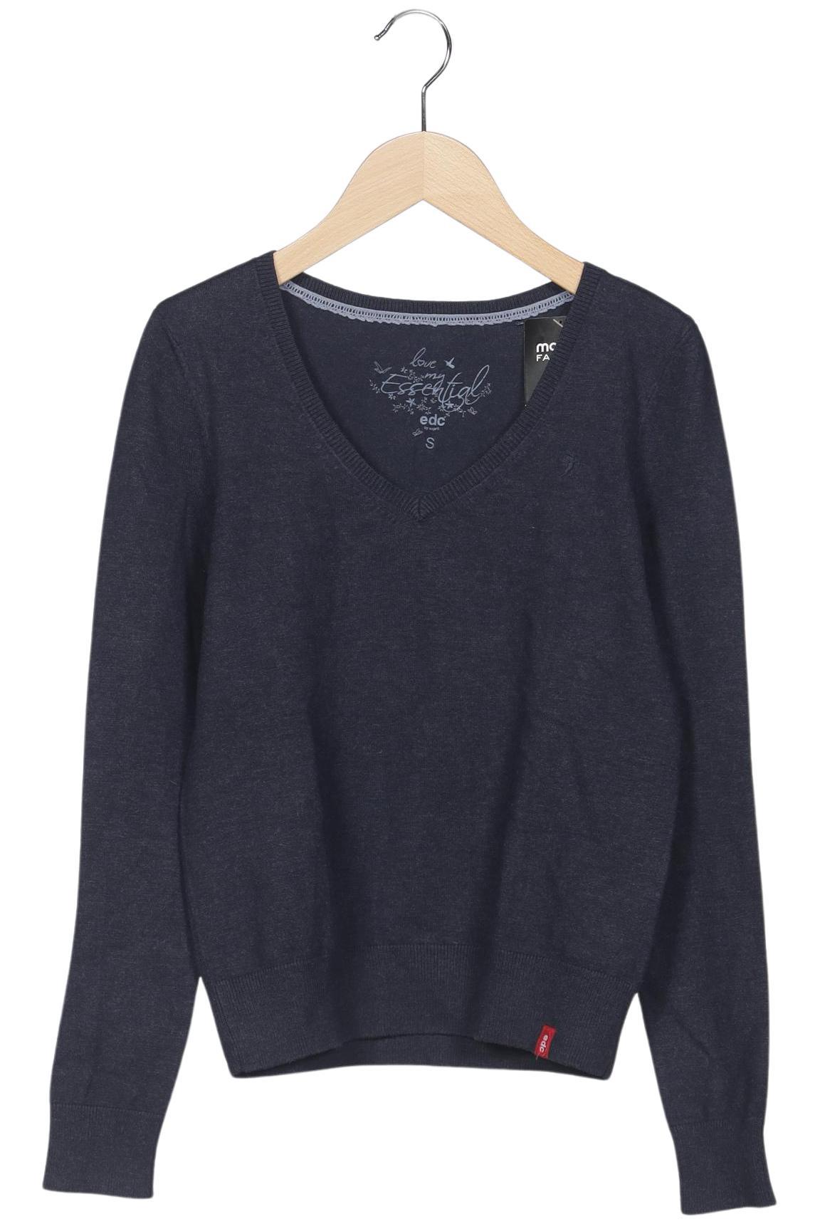 

edc by Esprit Damen Pullover, marineblau, Gr. 36