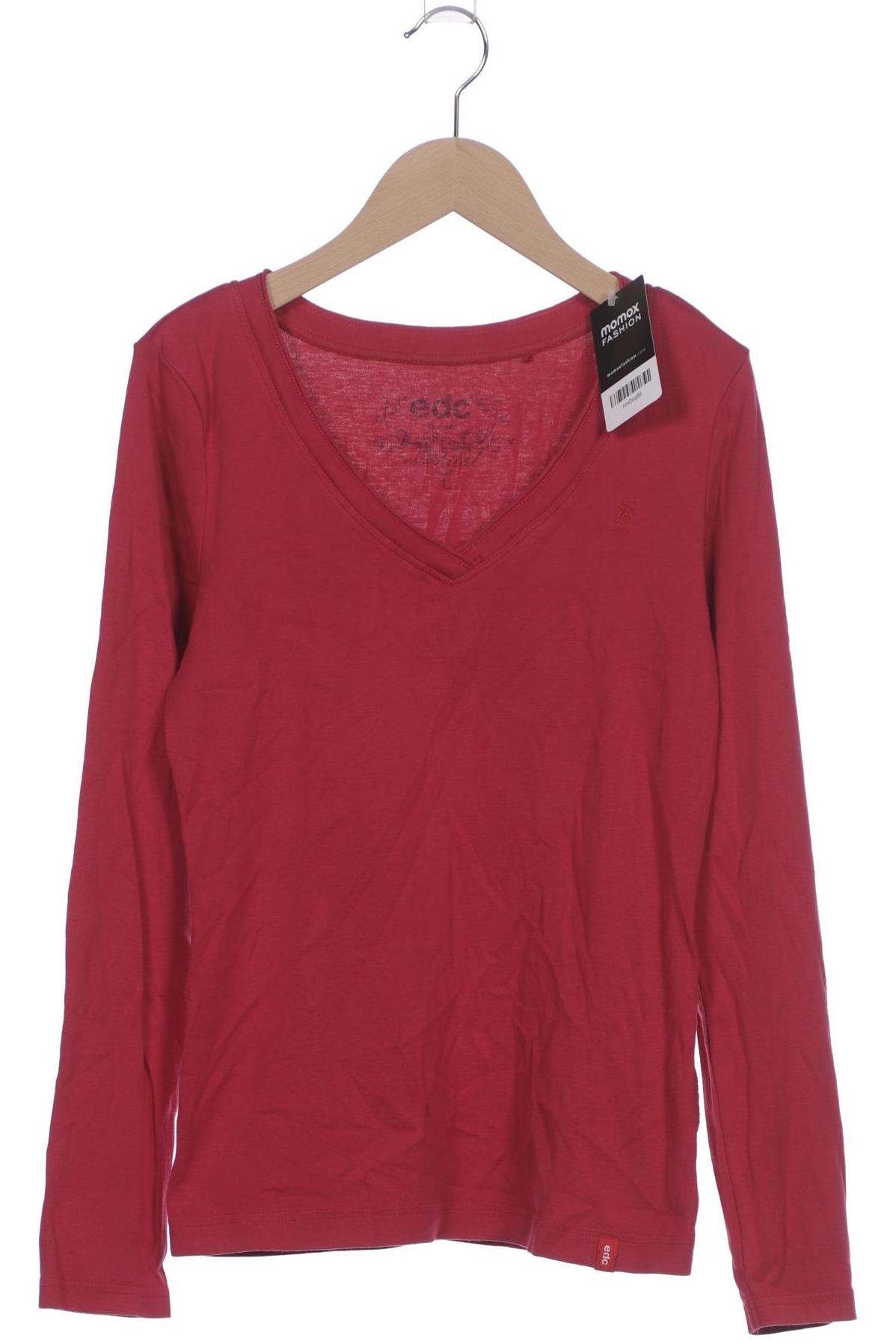 

edc by Esprit Damen Langarmshirt, pink, Gr. 42
