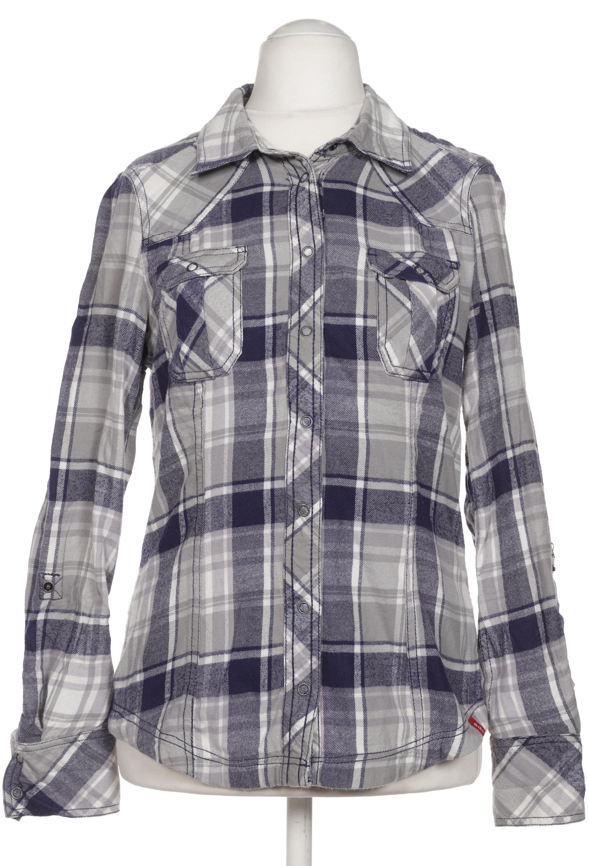 

edc by Esprit Damen Bluse, grau, Gr. 38