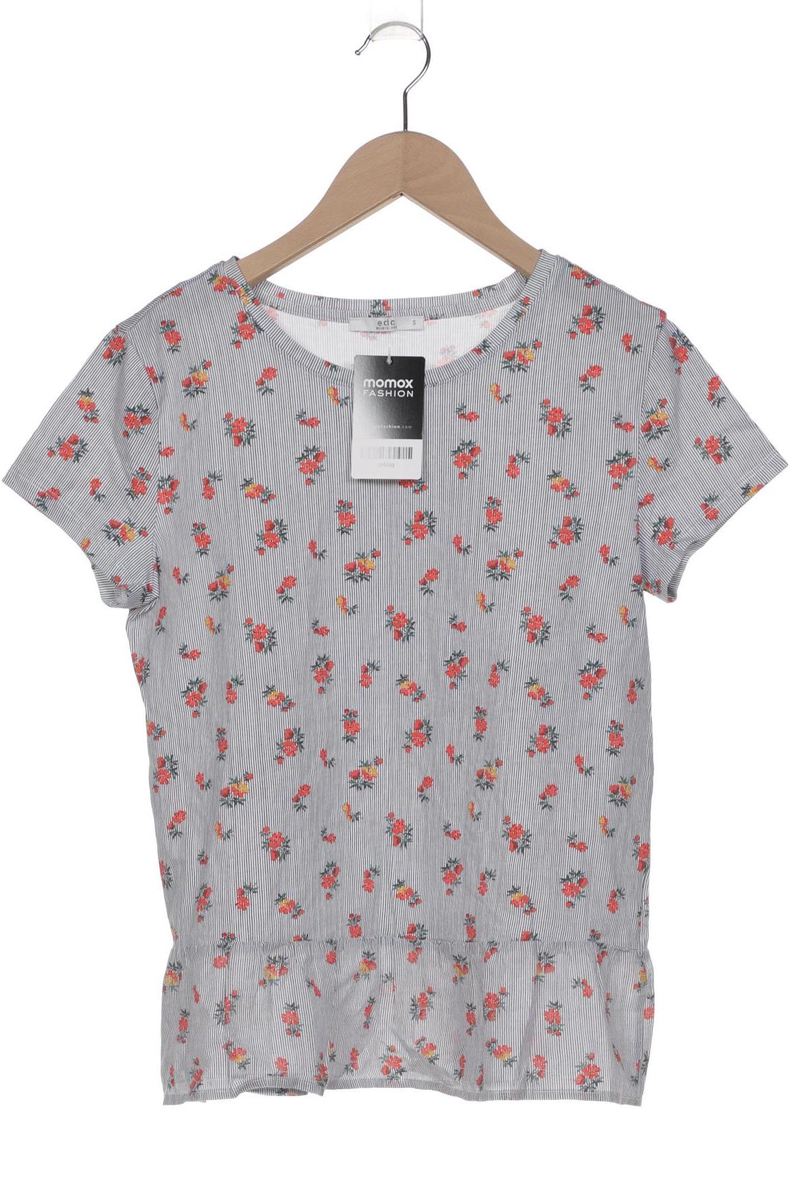 

edc by Esprit Damen T-Shirt, grau, Gr. 36