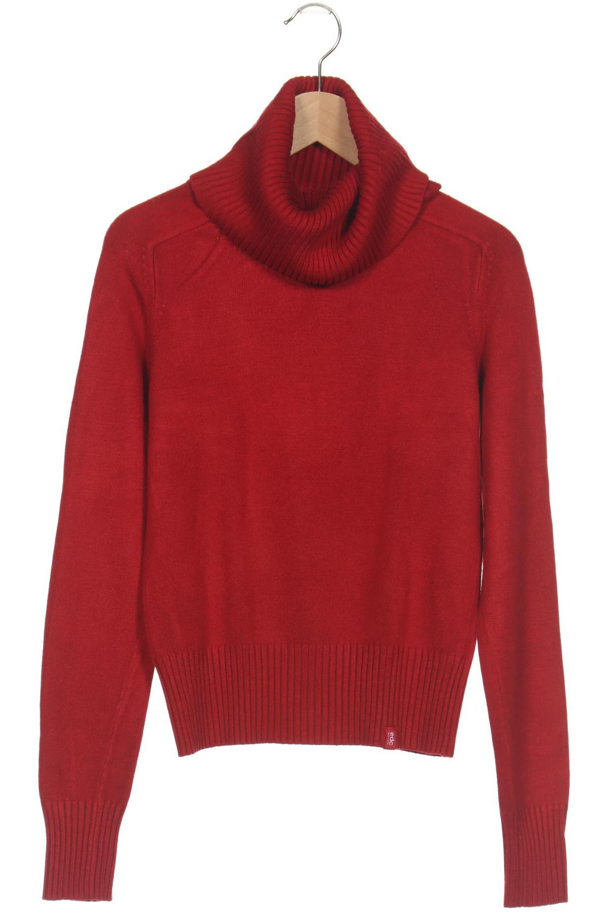 

edc by Esprit Damen Pullover, rot, Gr. 38