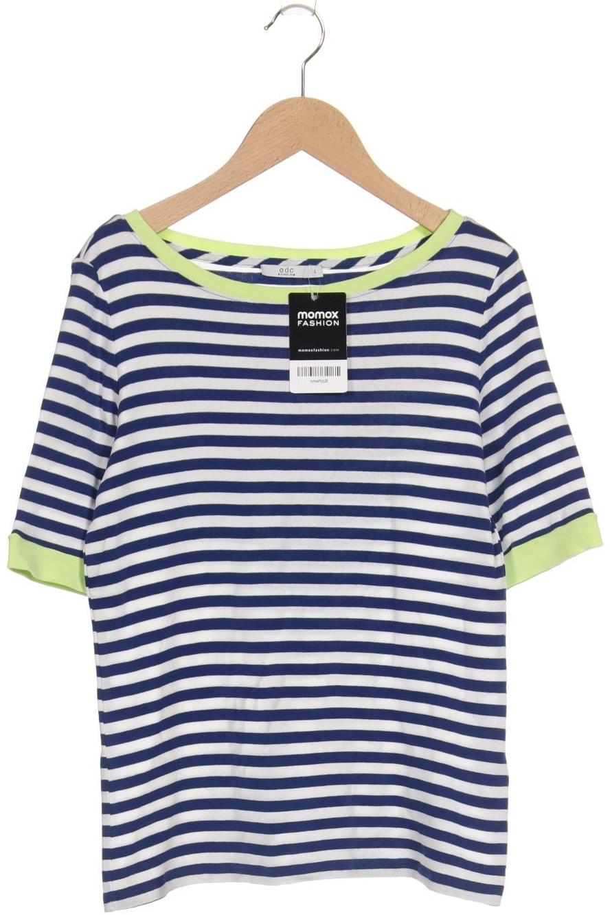 

edc by Esprit Damen T-Shirt, marineblau, Gr. 42
