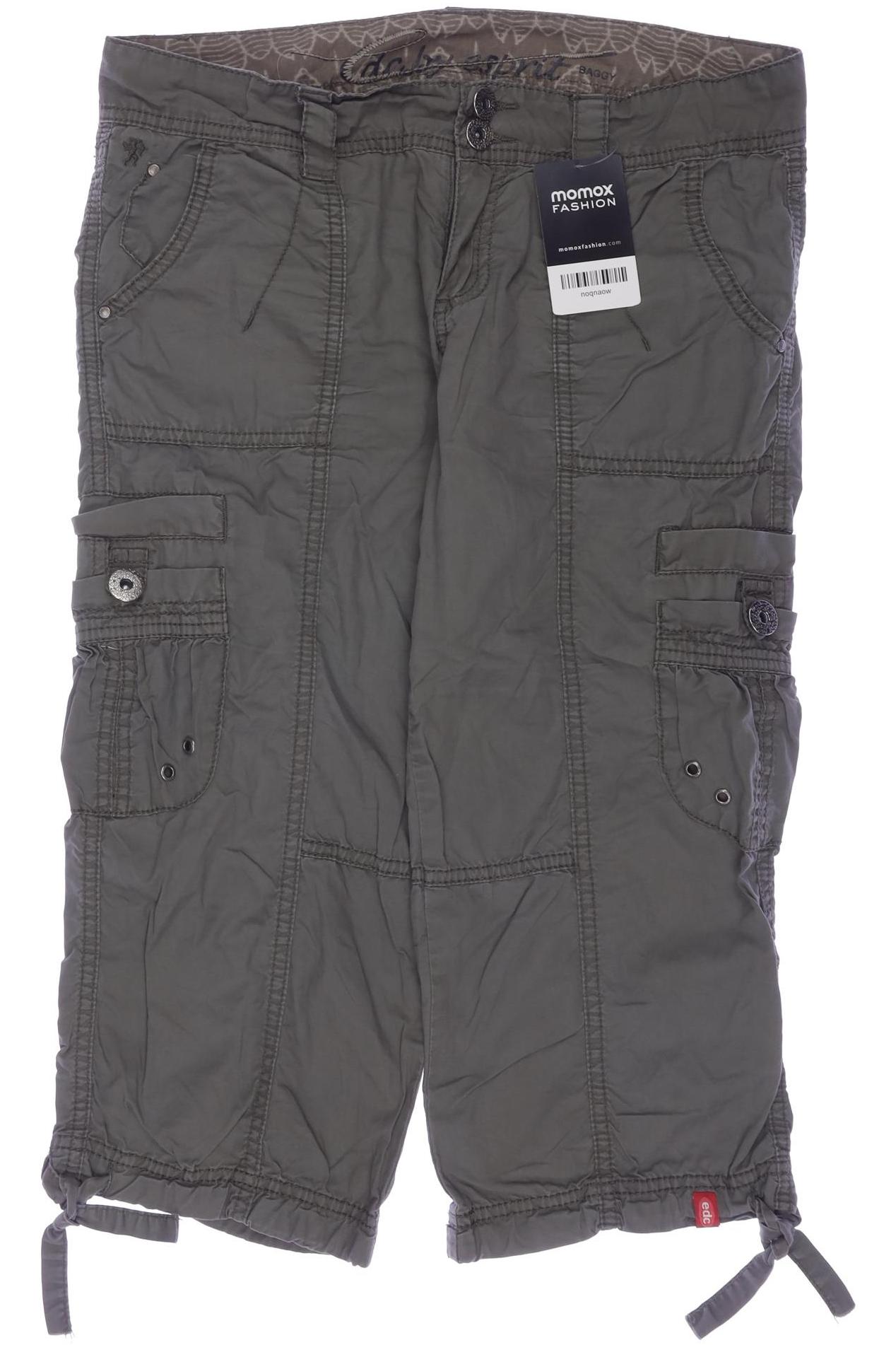 

edc by Esprit Damen Shorts, grün, Gr. 34