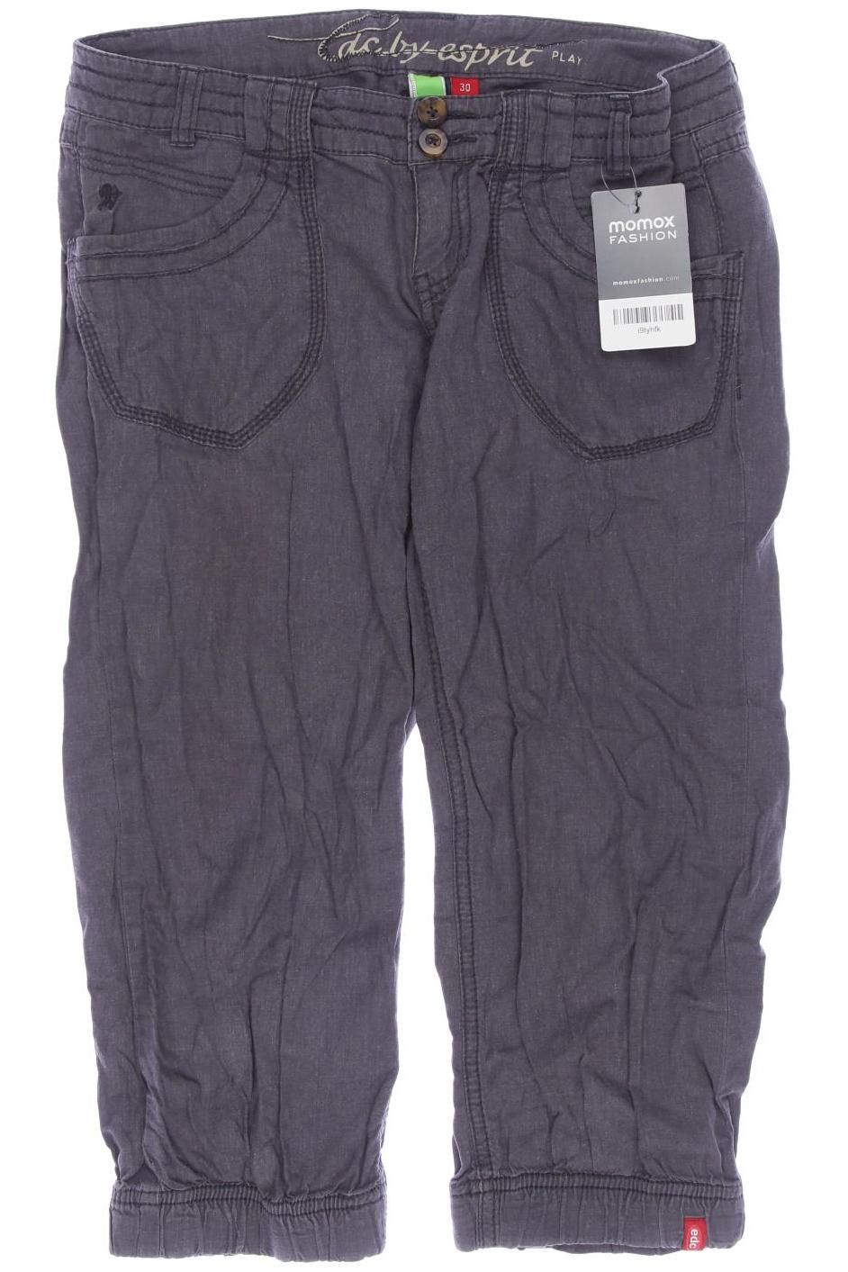 

edc by Esprit Damen Stoffhose, grau, Gr. 30