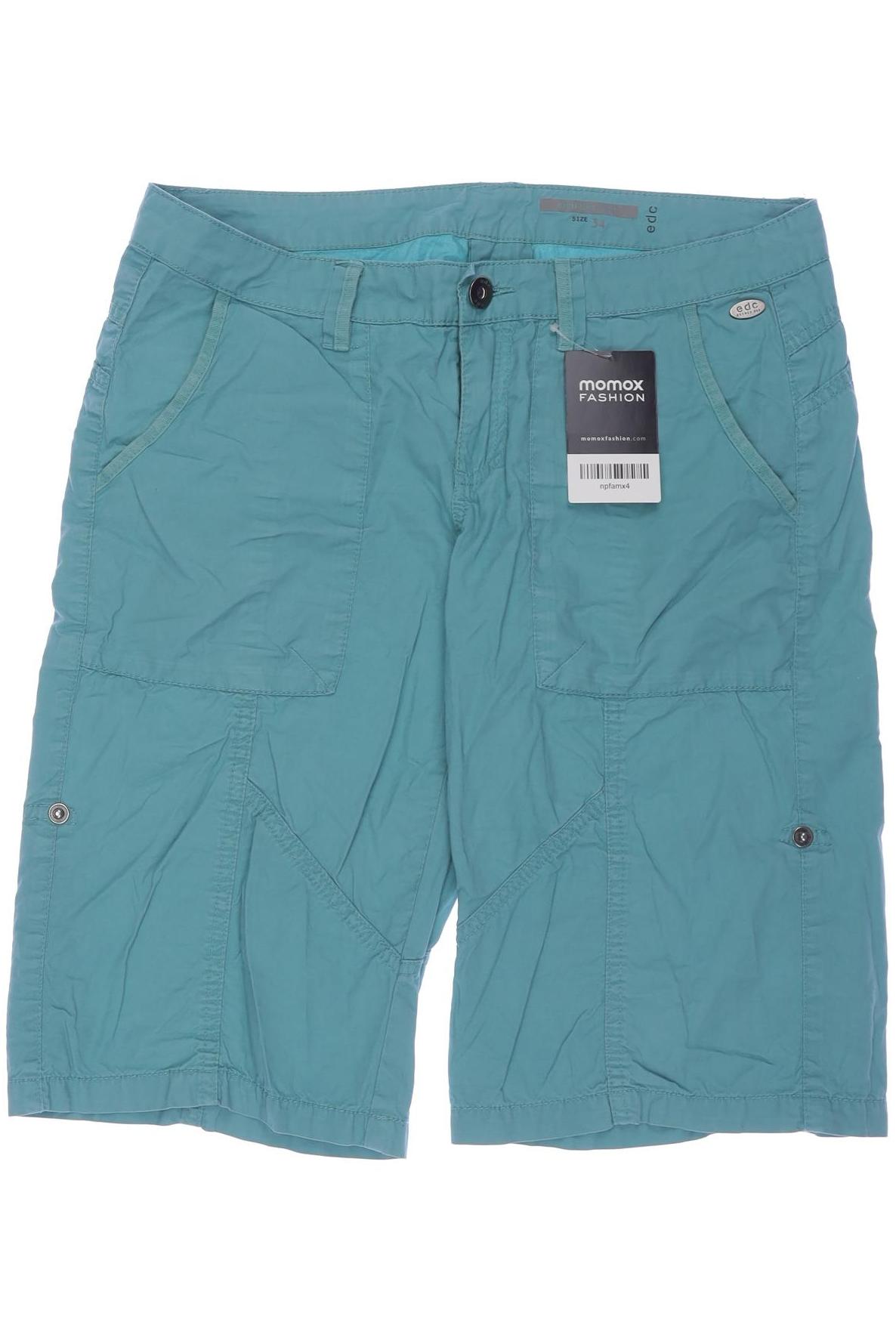 

edc by Esprit Damen Shorts, türkis, Gr. 34
