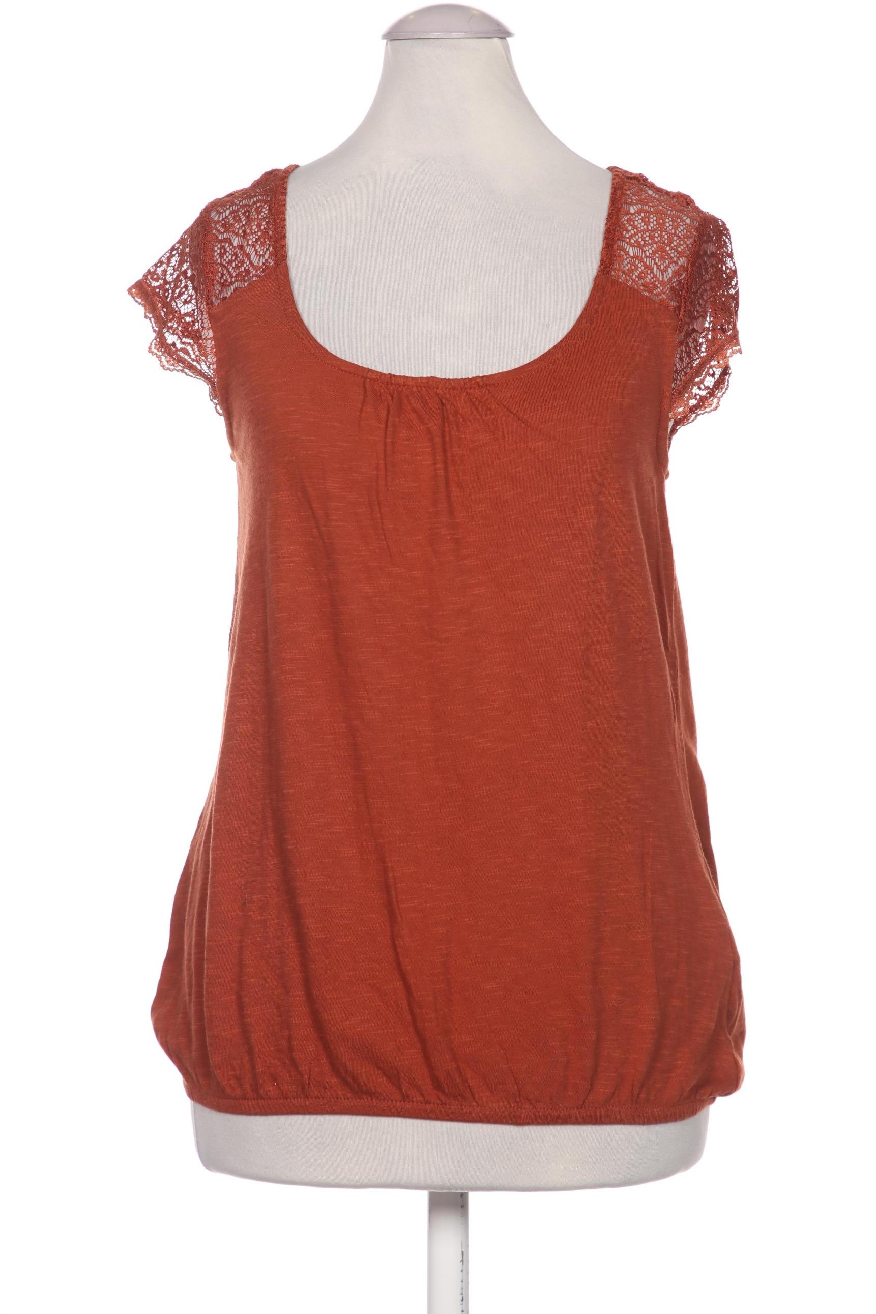 

edc by Esprit Damen T-Shirt, orange, Gr. 34