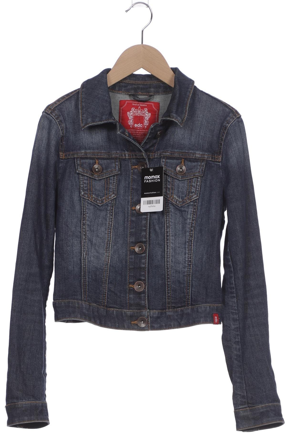 

edc by Esprit Damen Jacke, blau, Gr. 36