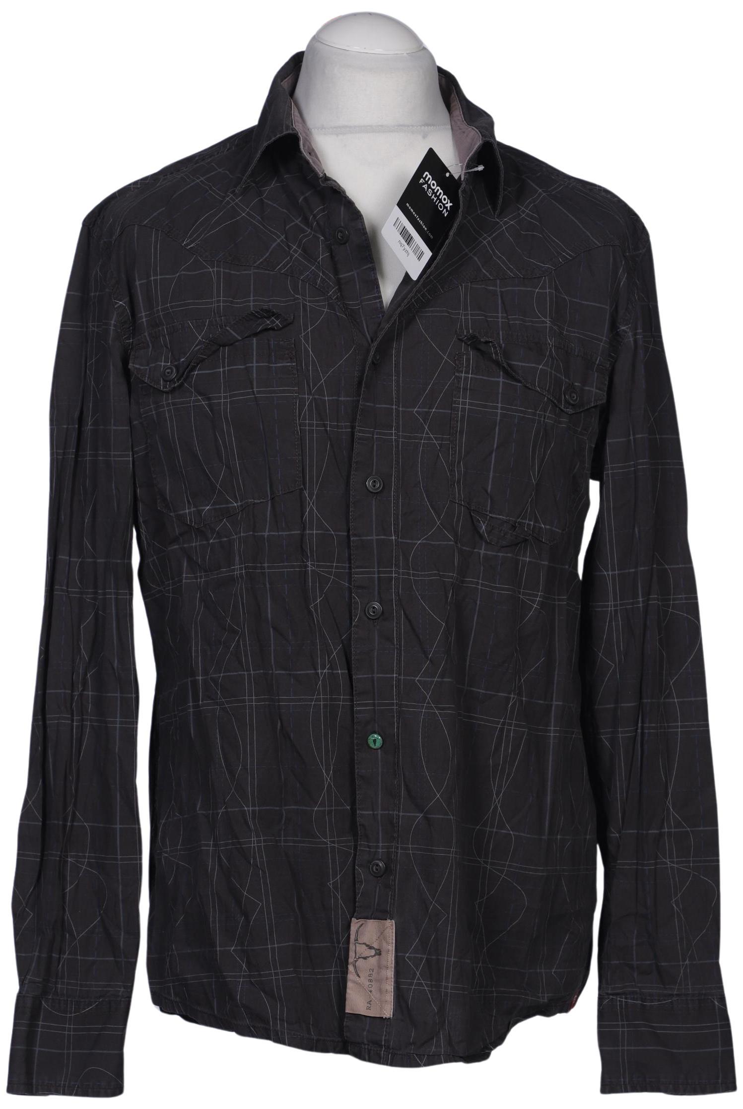 

edc by Esprit Herren Hemd, grau, Gr. 54