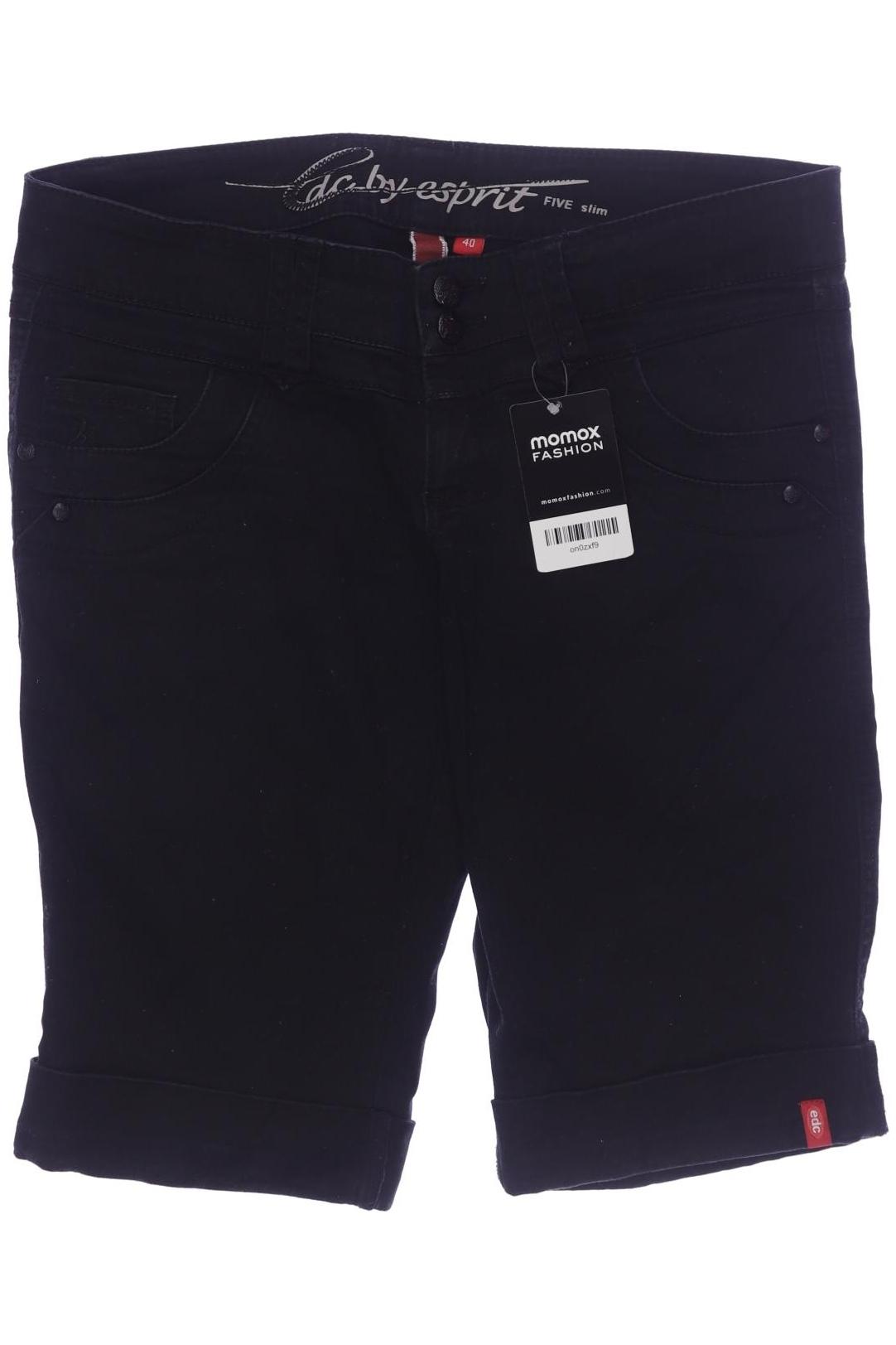 

edc by Esprit Damen Shorts, schwarz, Gr. 40