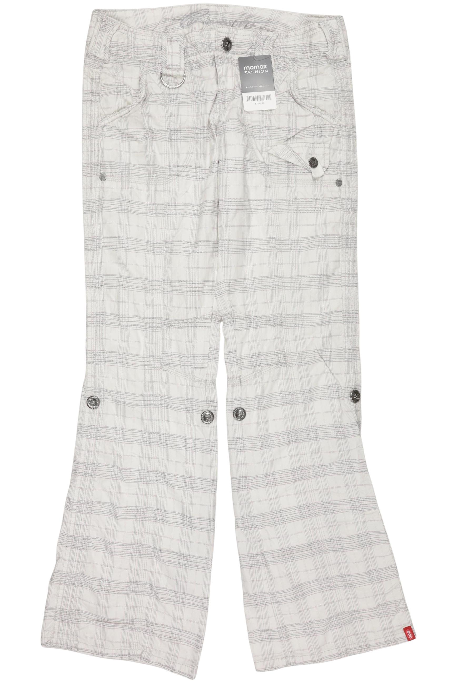 

edc by Esprit Damen Stoffhose, grau, Gr. 36
