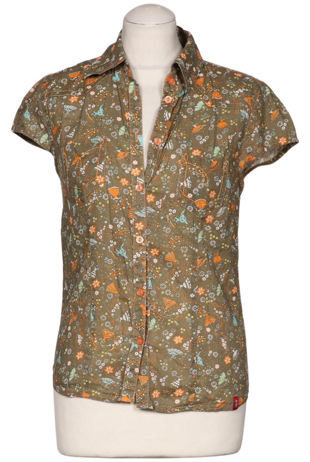 

edc by Esprit Damen Bluse, grün, Gr. 38