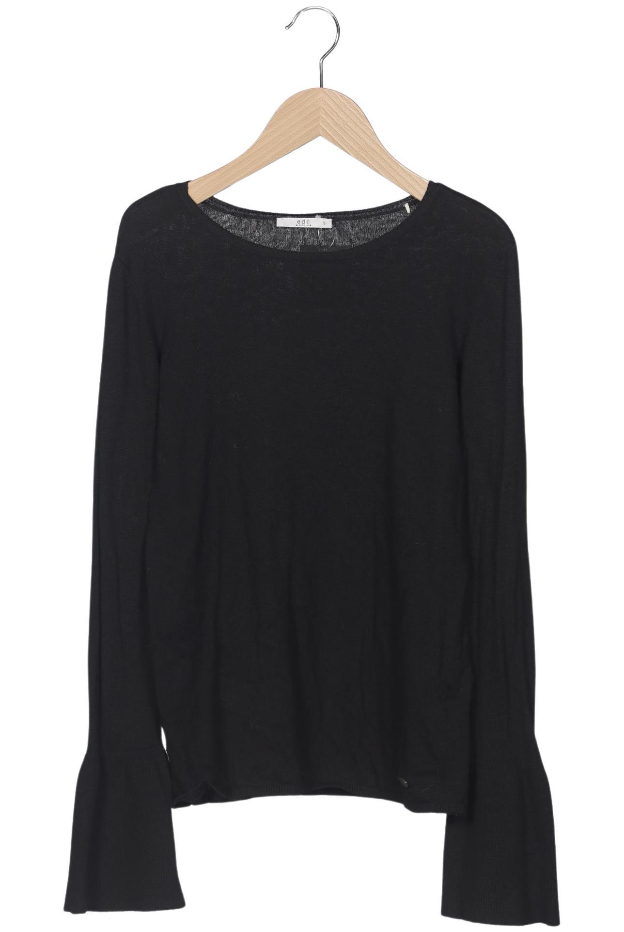 

edc by Esprit Damen Pullover, schwarz, Gr. 36