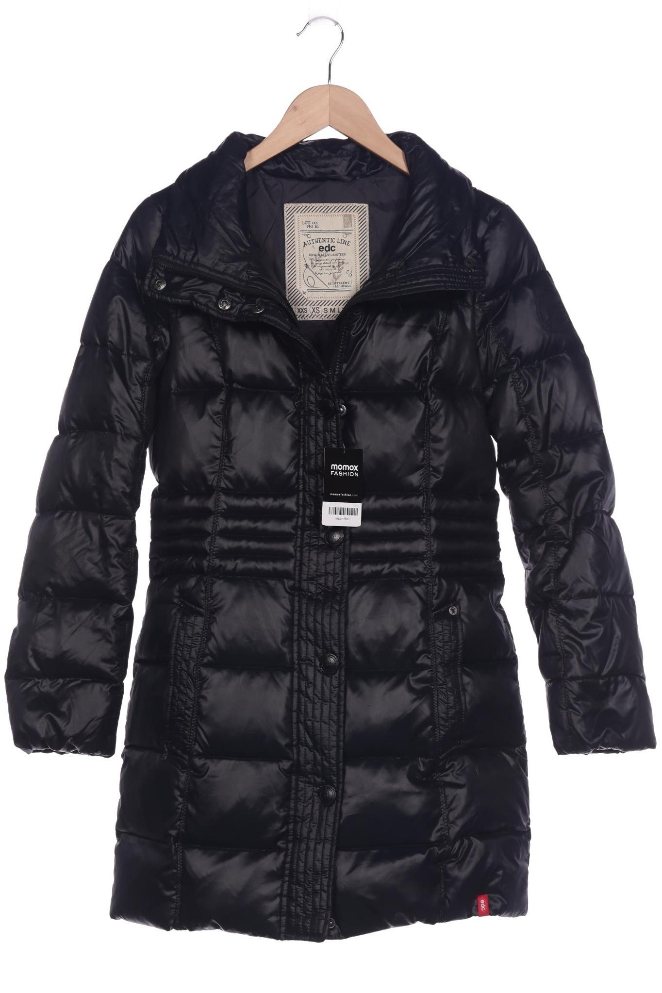 

edc by Esprit Damen Mantel, schwarz, Gr. 34