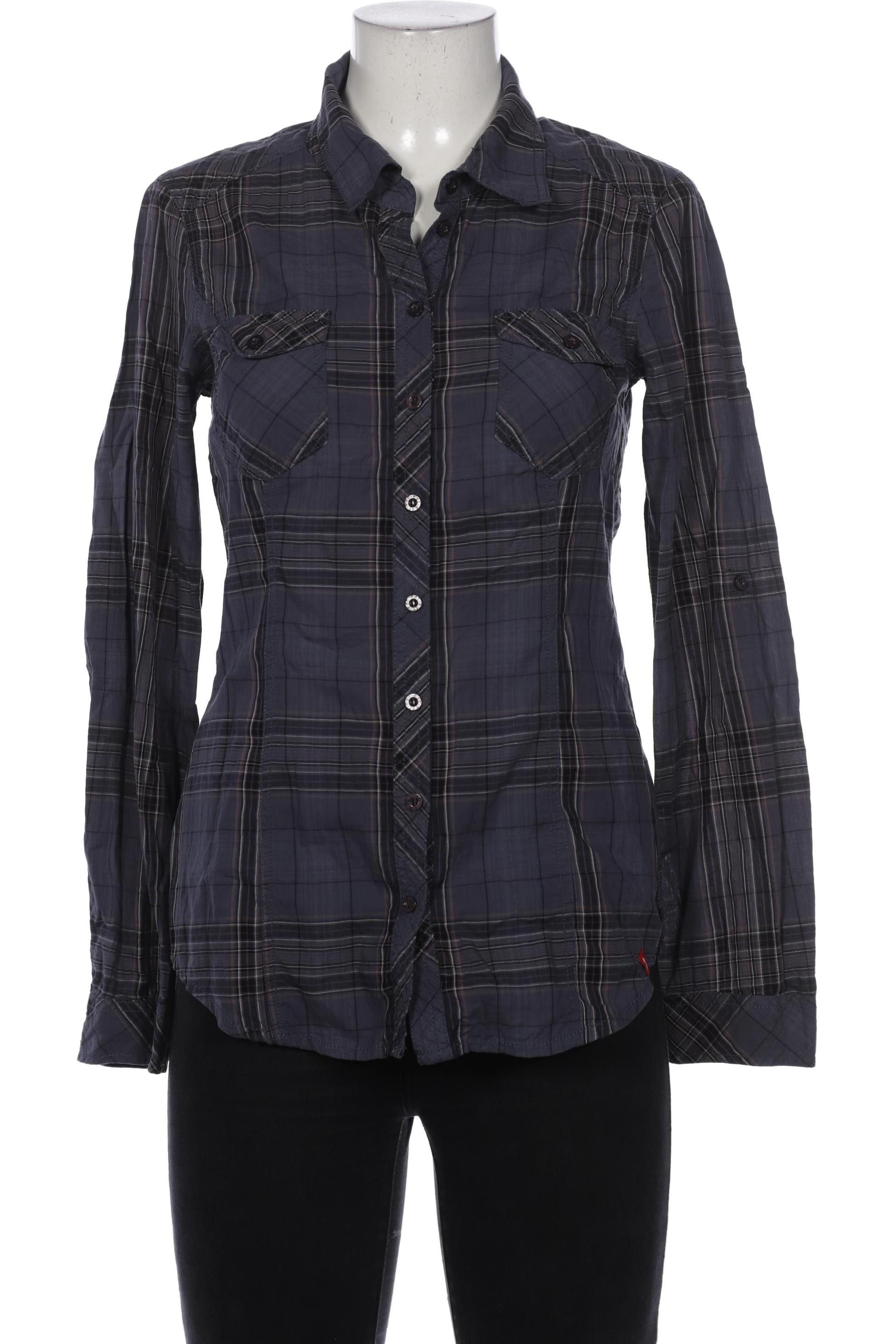 

edc by Esprit Damen Bluse, marineblau, Gr. 38