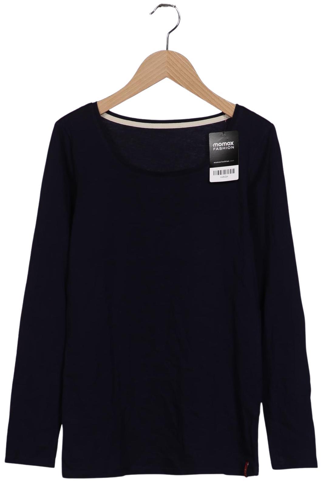 

edc by Esprit Damen Langarmshirt, marineblau, Gr. 36