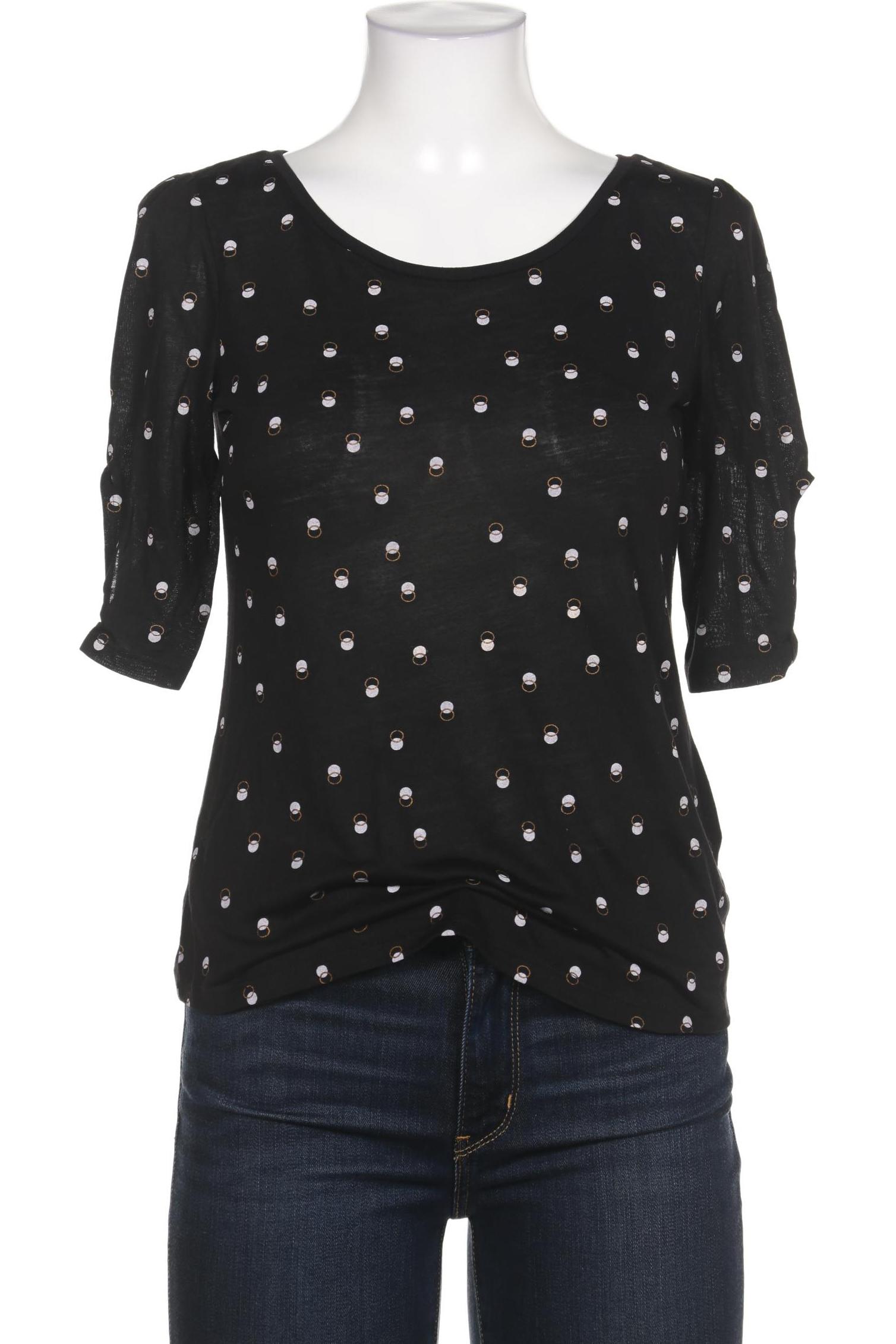 

edc by Esprit Damen Langarmshirt, schwarz, Gr. 36