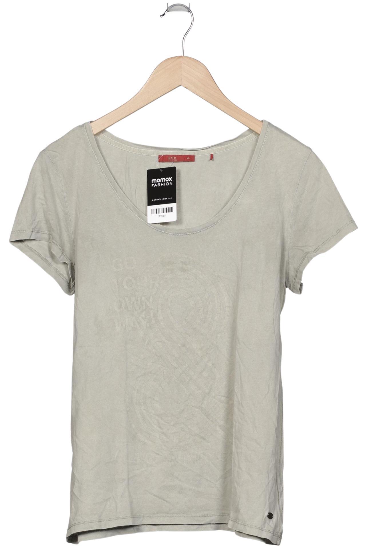

edc by Esprit Damen T-Shirt, hellgrün, Gr. 44