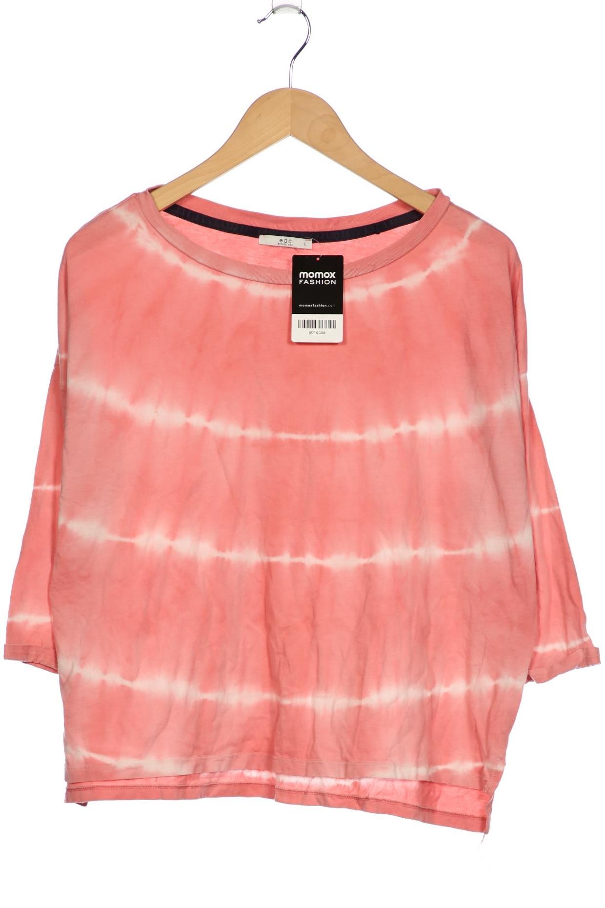 

edc by Esprit Damen Langarmshirt, pink, Gr. 42