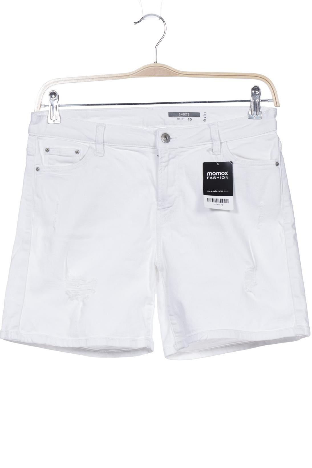 

edc by Esprit Damen Shorts, weiß, Gr. 30